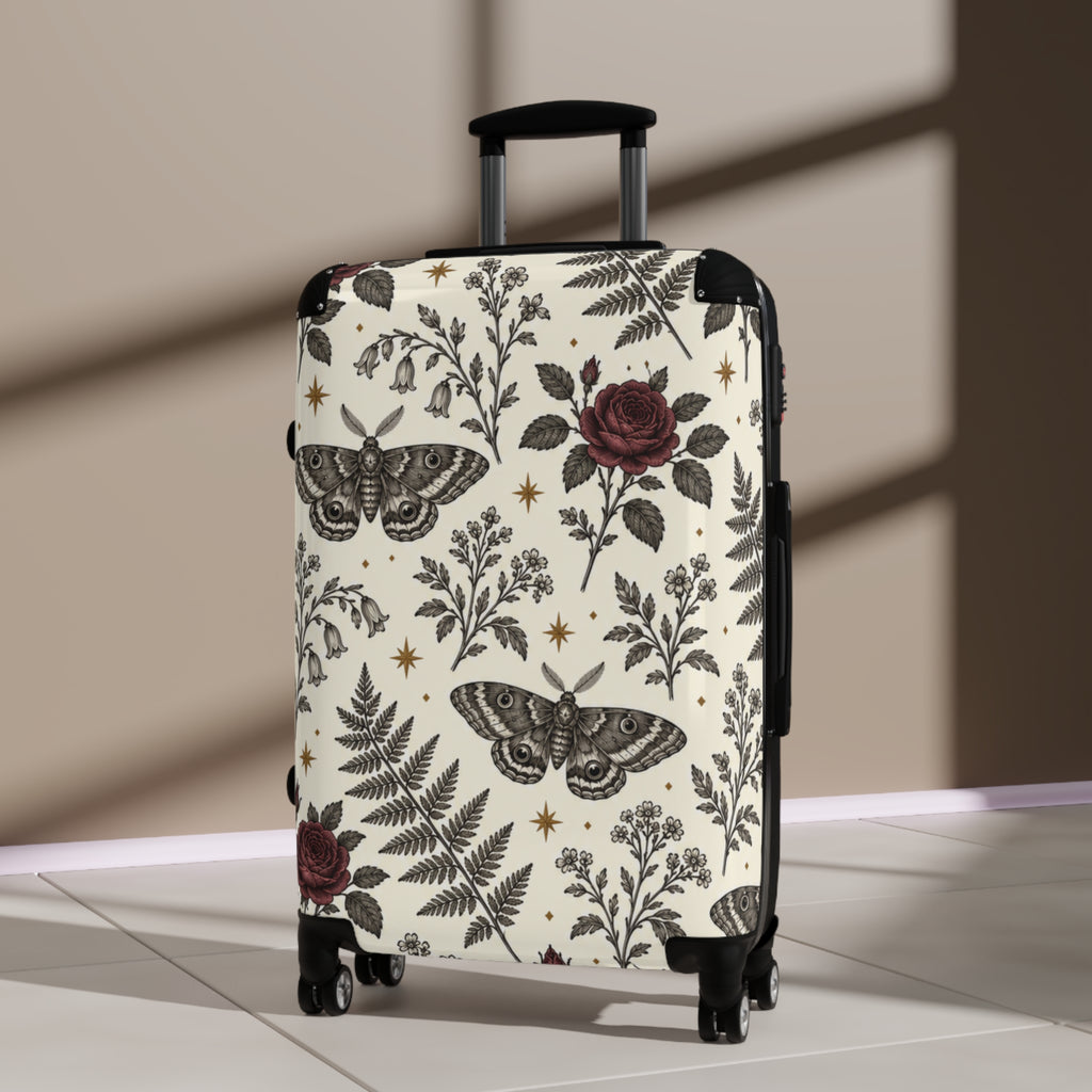 Botanical Moth & Rose Luggage