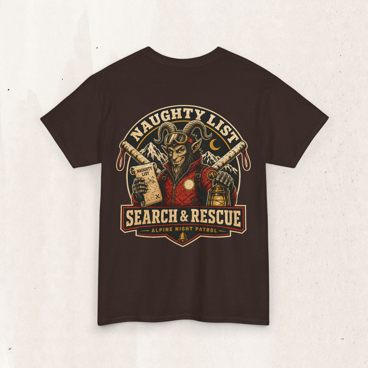 Naughty List Search & Rescue Graphic Tee