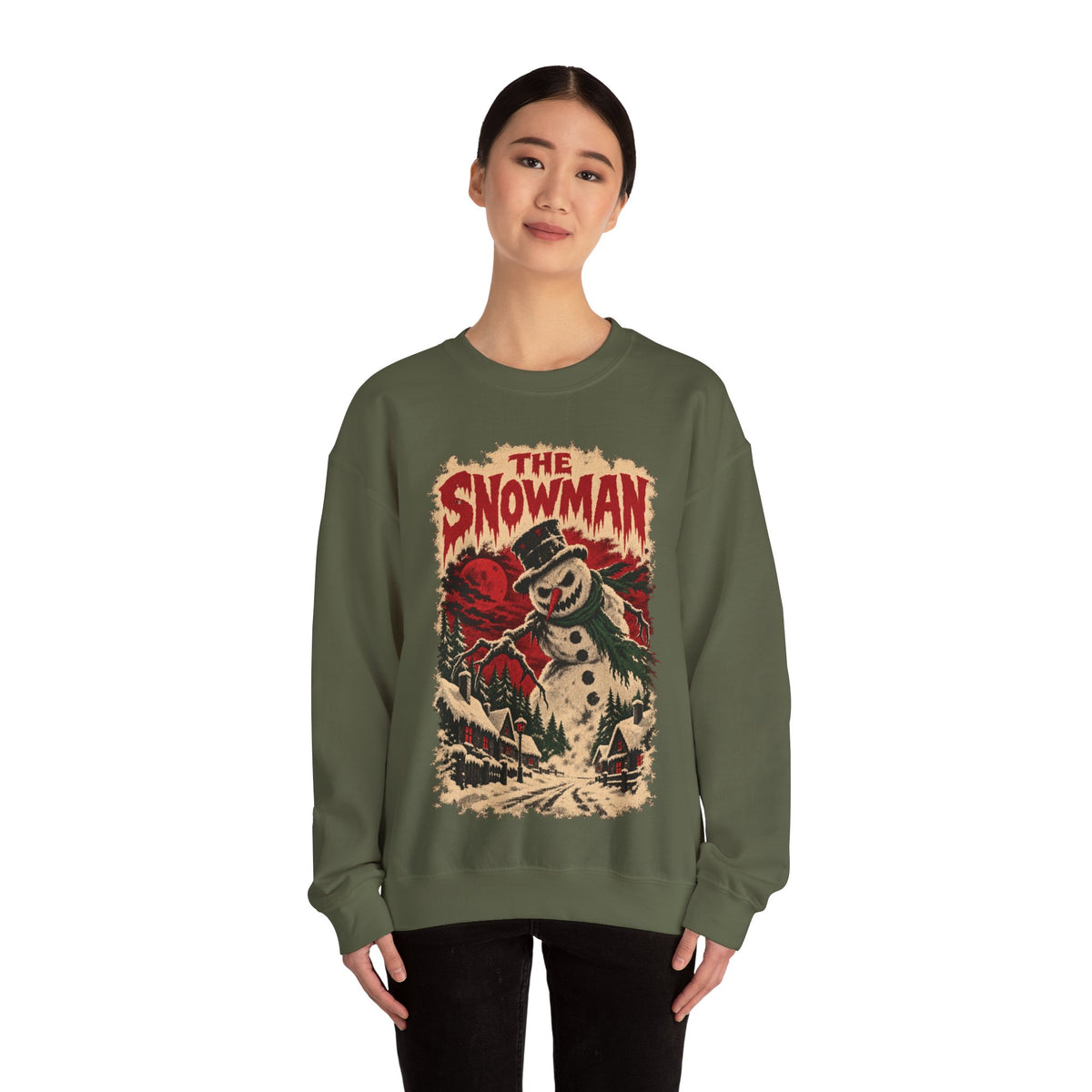 The Snowman Vintage Horror Movie Poster sweatshirt