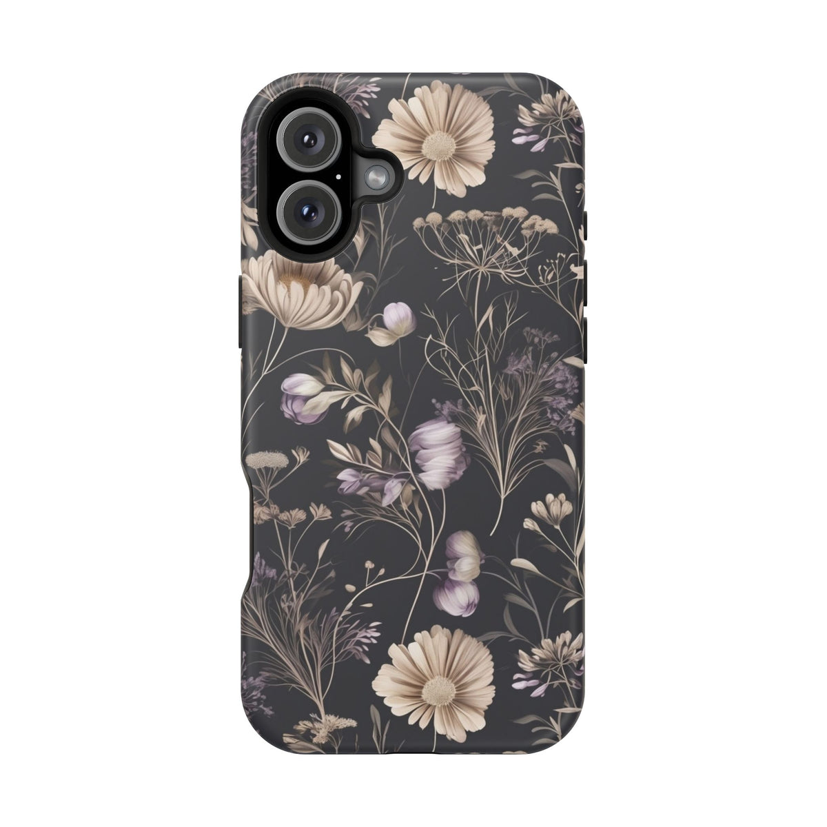 Dark Floral Magnetic Phone Case, alternate view