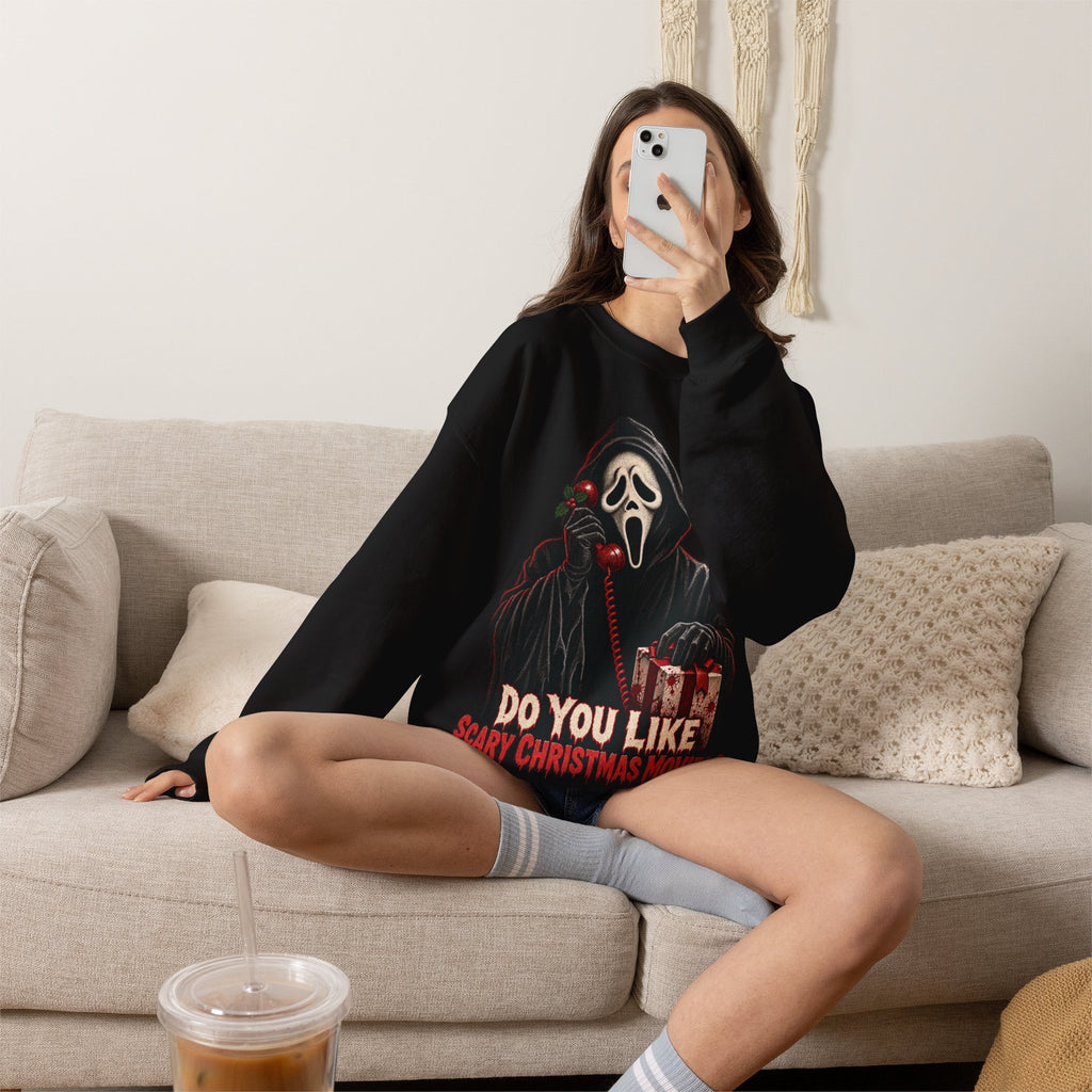 Ghostface "Do You Like Scary Movies?" Crewneck Sweatshirt