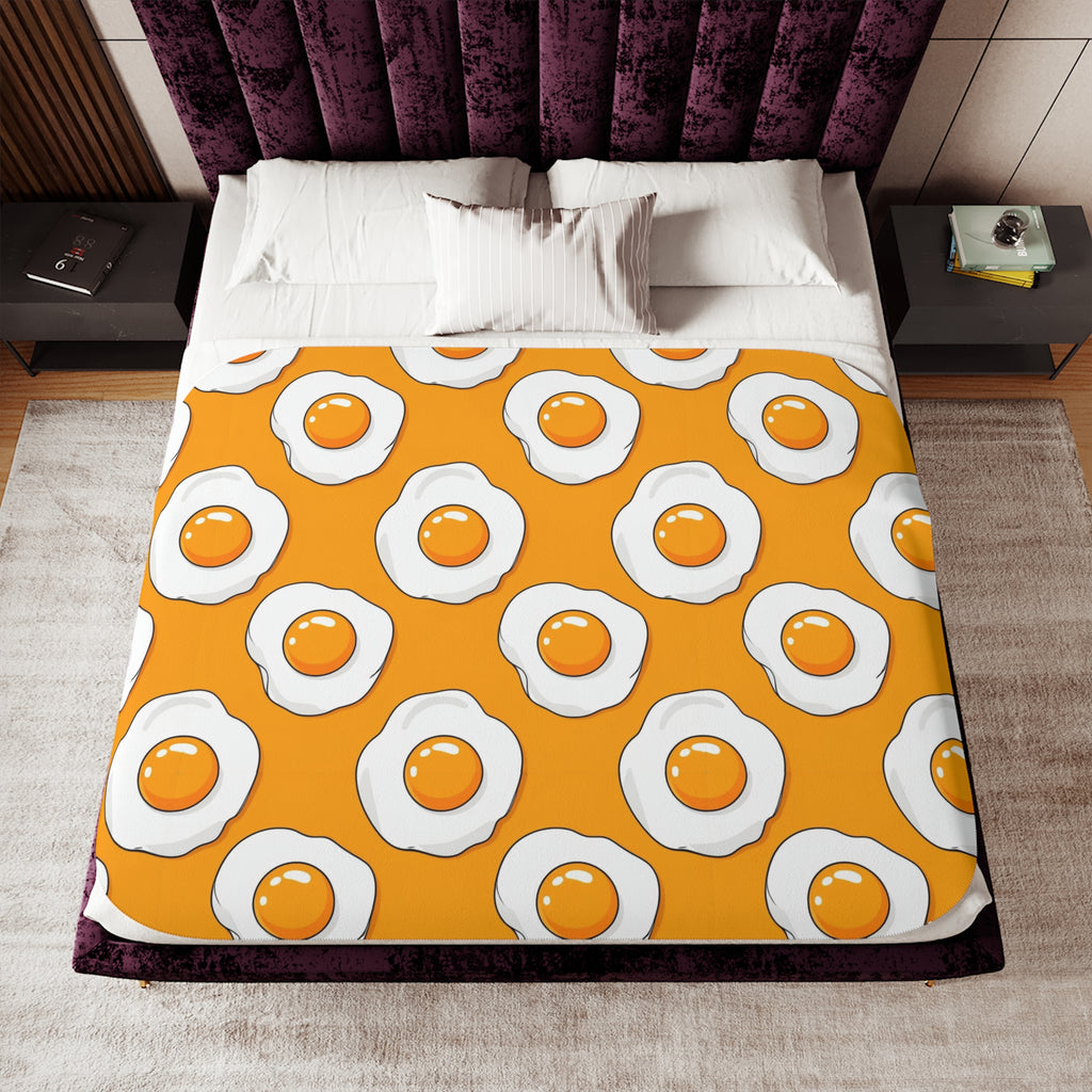 Egg Pattern Sherpa Blanket