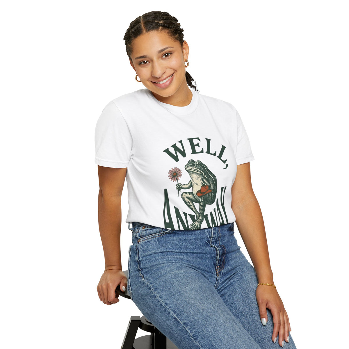Frog Graphic "Well, Anyway" Tee