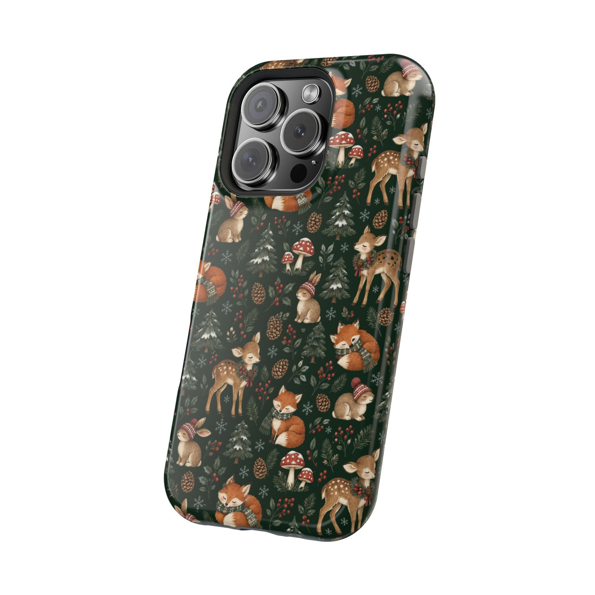 Woodland Fox & Deer MagSafe Phone Case, alternate view