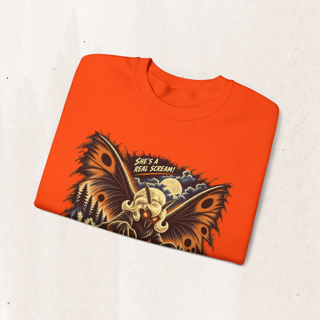 Mothmaam Retro Monster Crewneck Sweatshirt