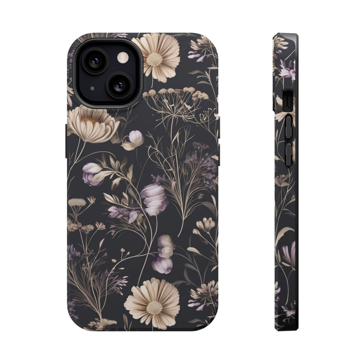 Dark Floral Magnetic Phone Case, alternate view