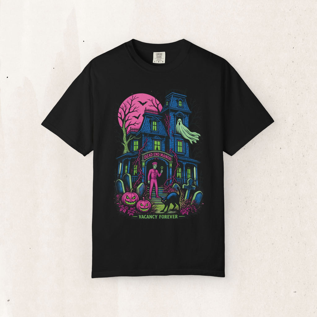 Haunted Hotel "Vacancy Forever" Neon Tee