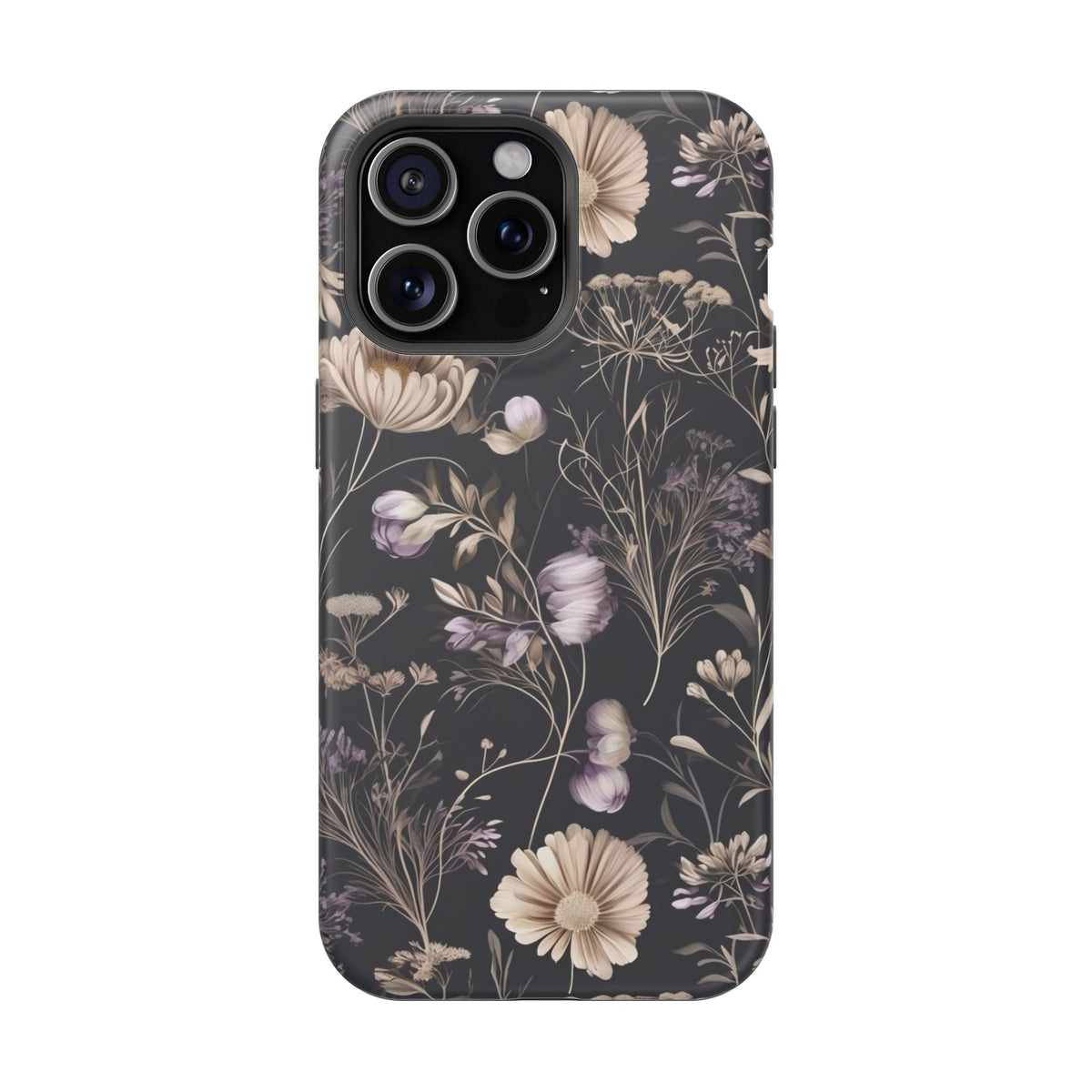 Dark Floral Magnetic Phone Case, alternate view