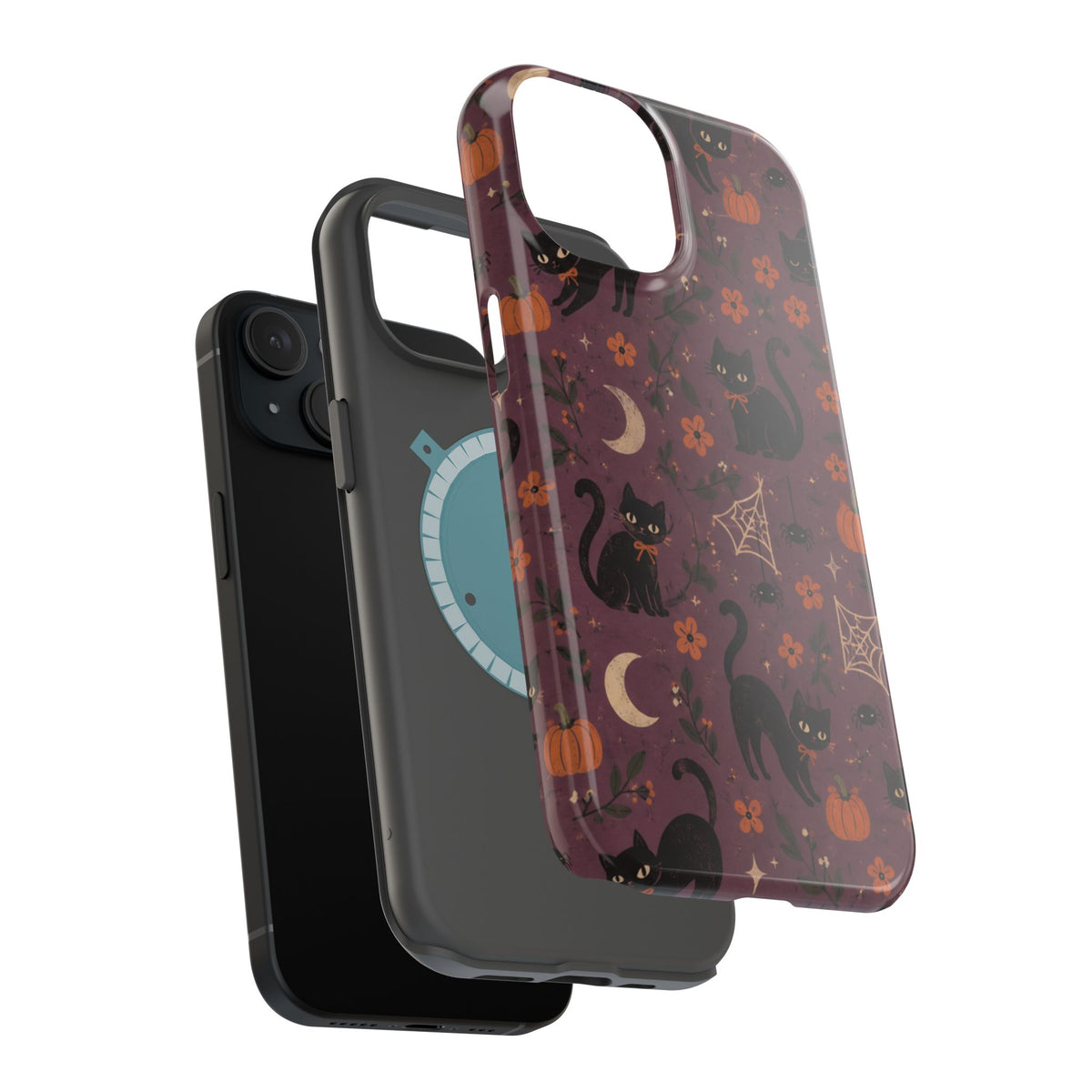 Halloween Black Cat MagSafe Phone Case, alternate view