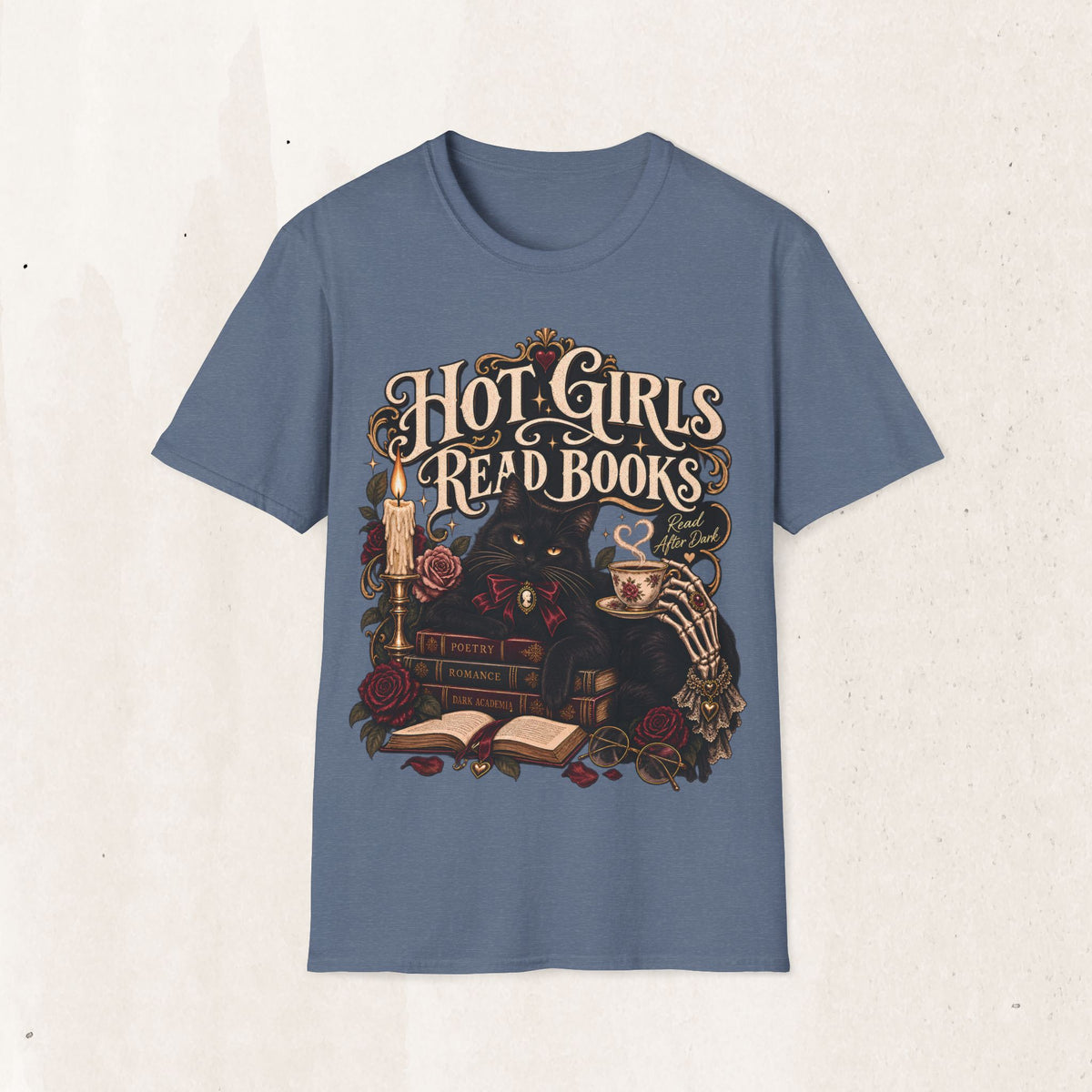 Hot Girls Read Books Graphic Tee