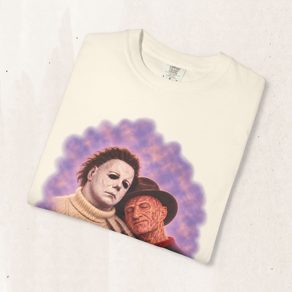 Michael Myers & Freddy Kreuger 80's Portrait Tee