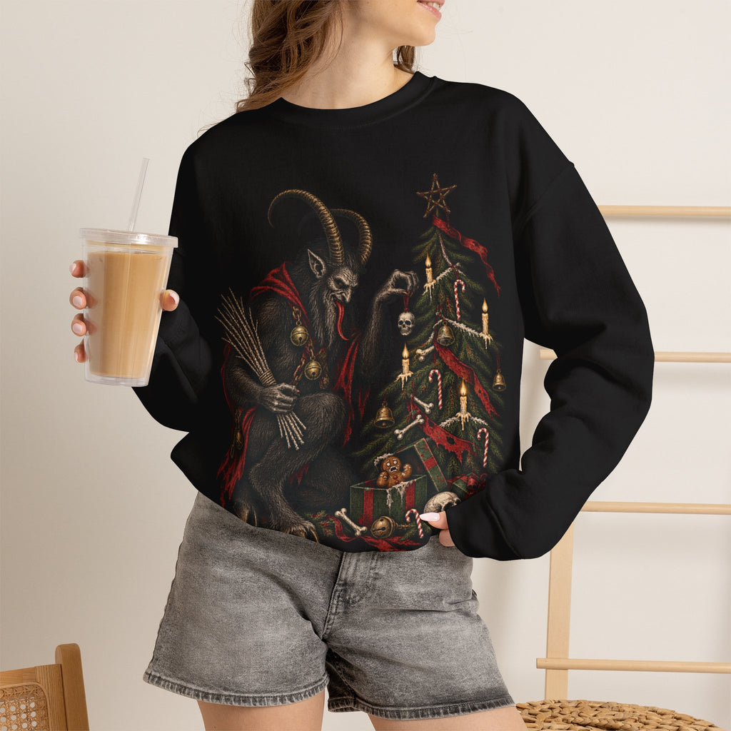 Krampus Christmas Crewneck Sweatshirt