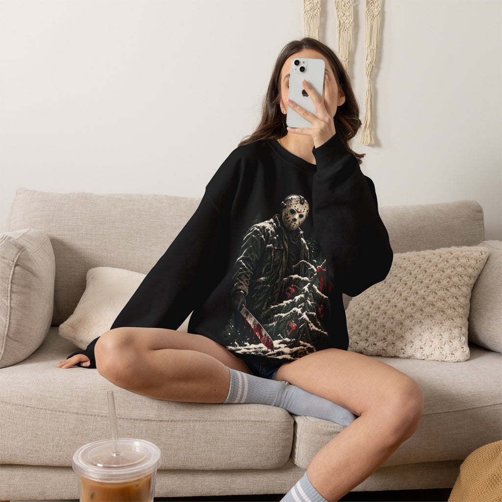 Jason Vorhees Christmas Crewneck Sweatshirt