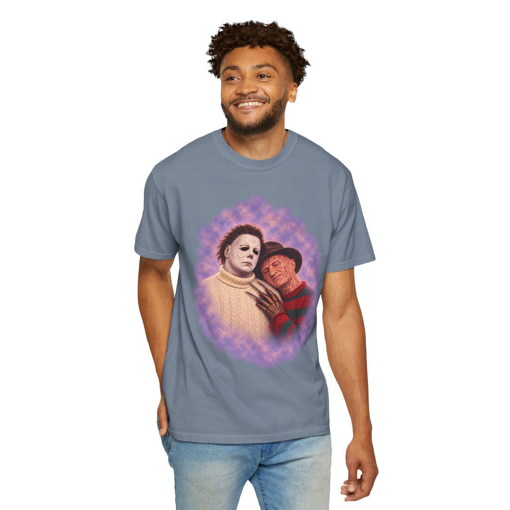 Michael Myers & Freddy Kreuger 80's Portrait Tee
