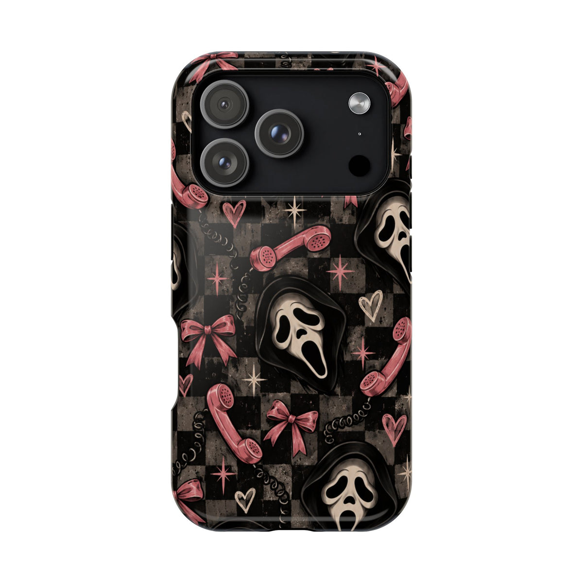 Gothic Scream Pattern Magnetic Tough Case
