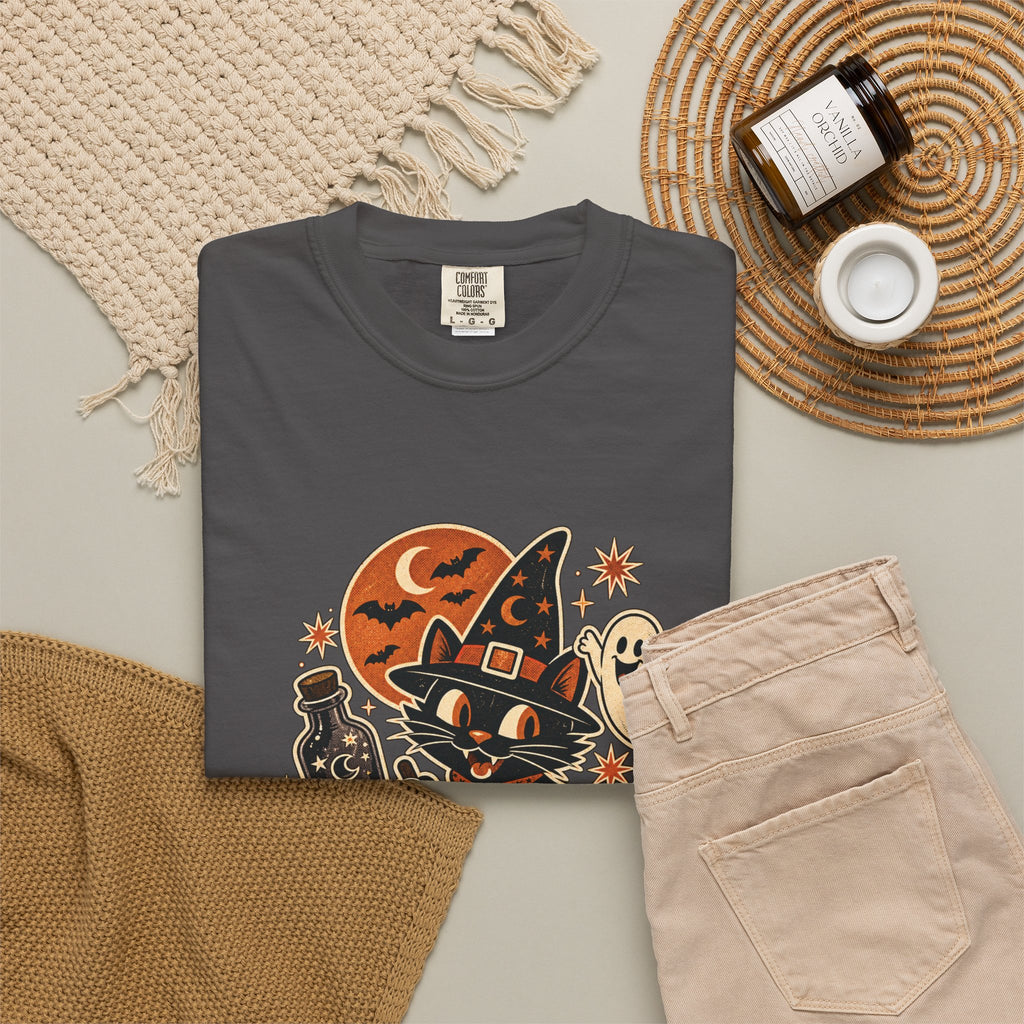 Halloween Cats & Pumpkins Tee