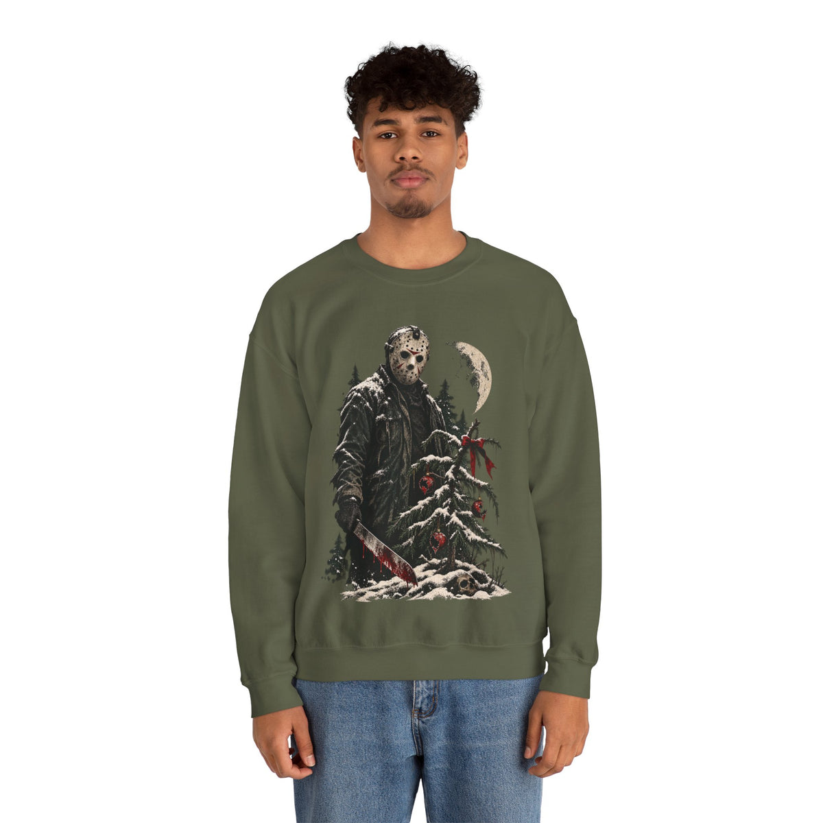 Jason Vorhees Christmas Crewneck Sweatshirt