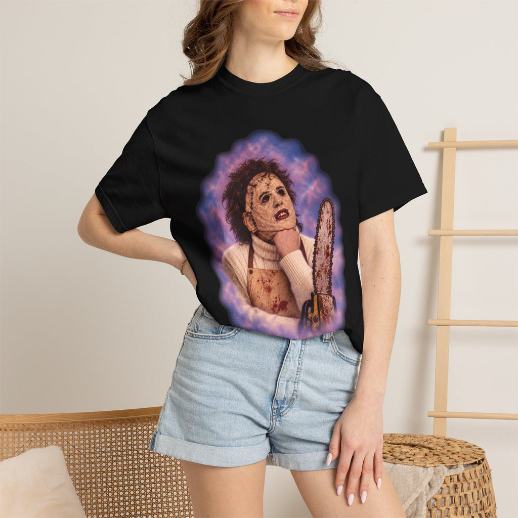 Leatherface 80's Portrait Tee