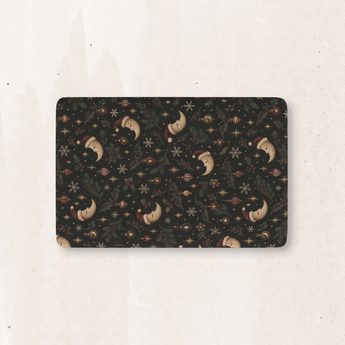 Moon & Stars Baby Fitted Crib Sheet – Dark Floral Night Sky Nursery
