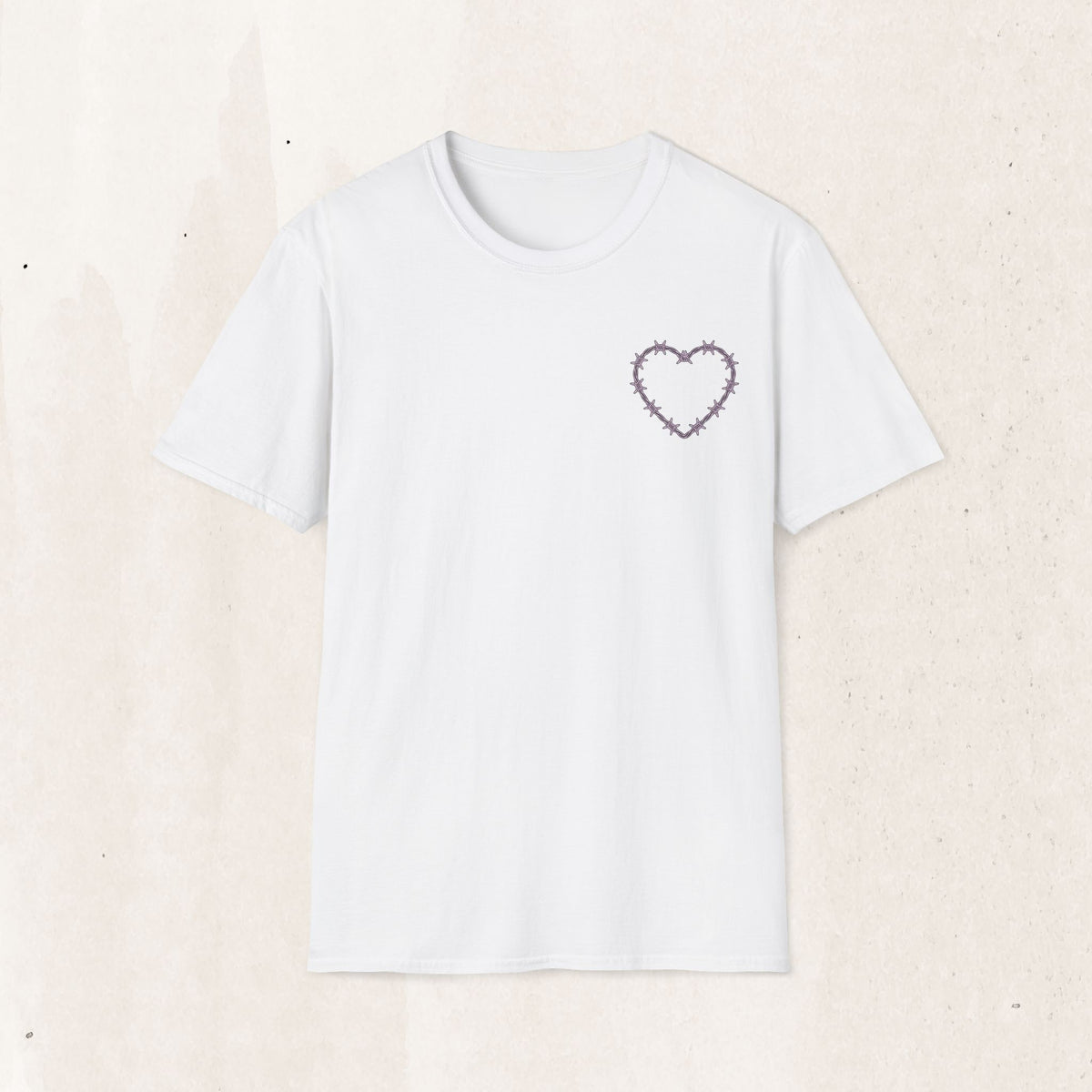 Barbed Wire Heart Graphic Tee