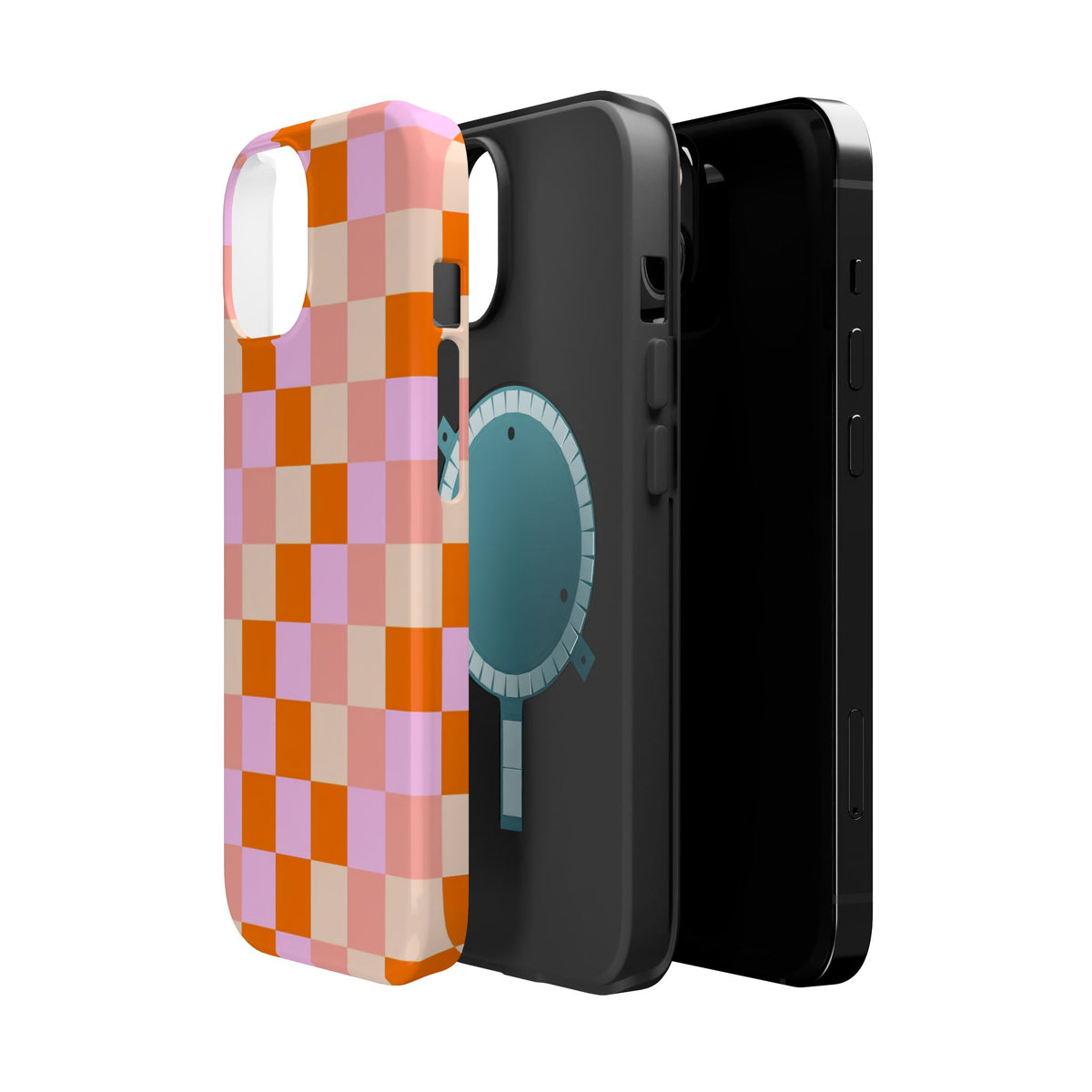 Checkerboard Magnetic Phone Case, alternate view