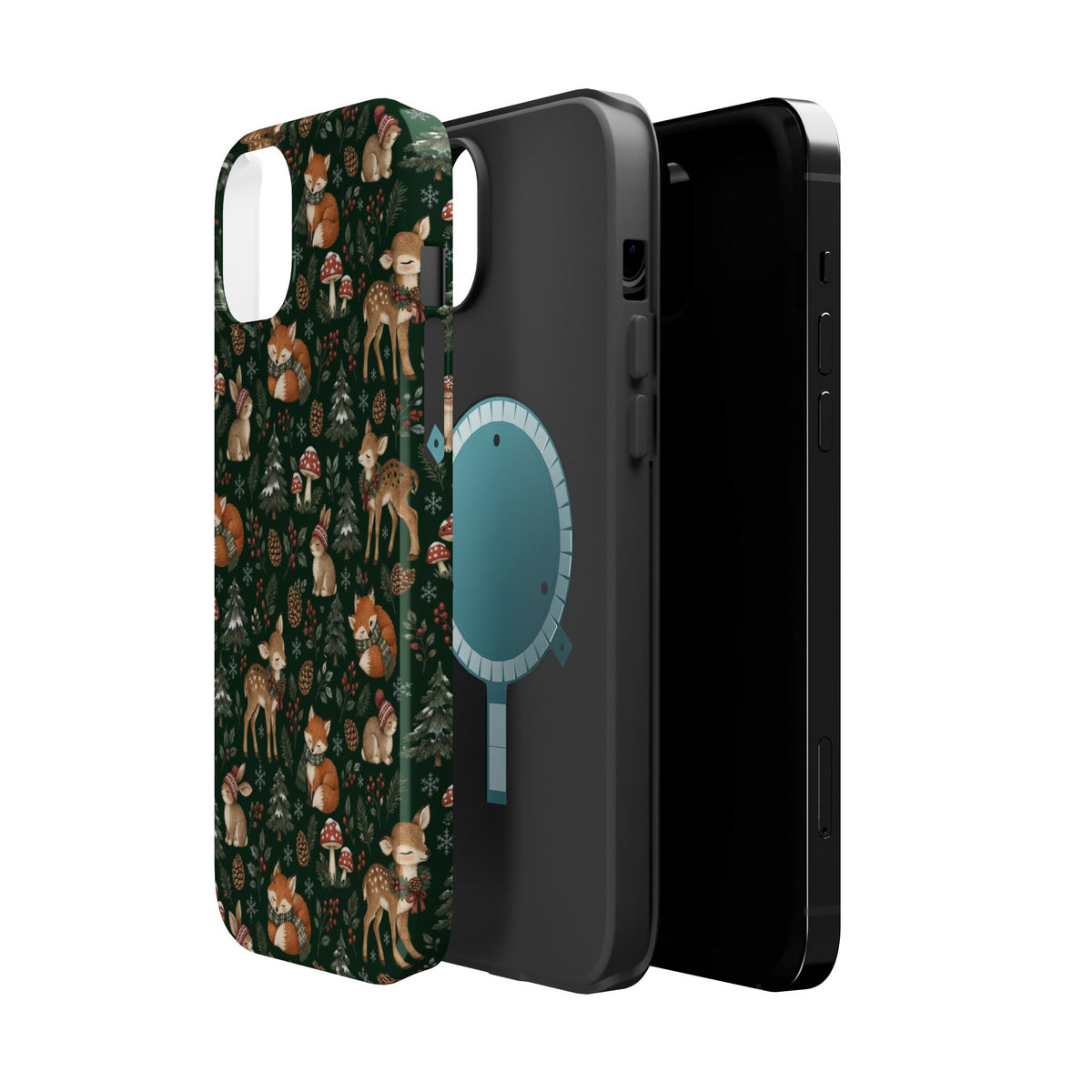 Woodland Fox & Deer MagSafe Phone Case, alternate view