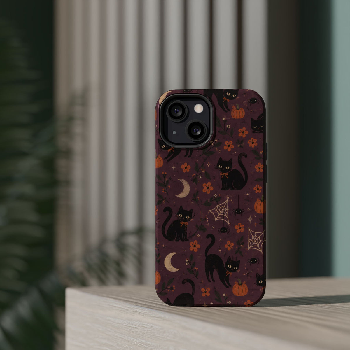 Halloween Black Cat MagSafe Phone Case, alternate view