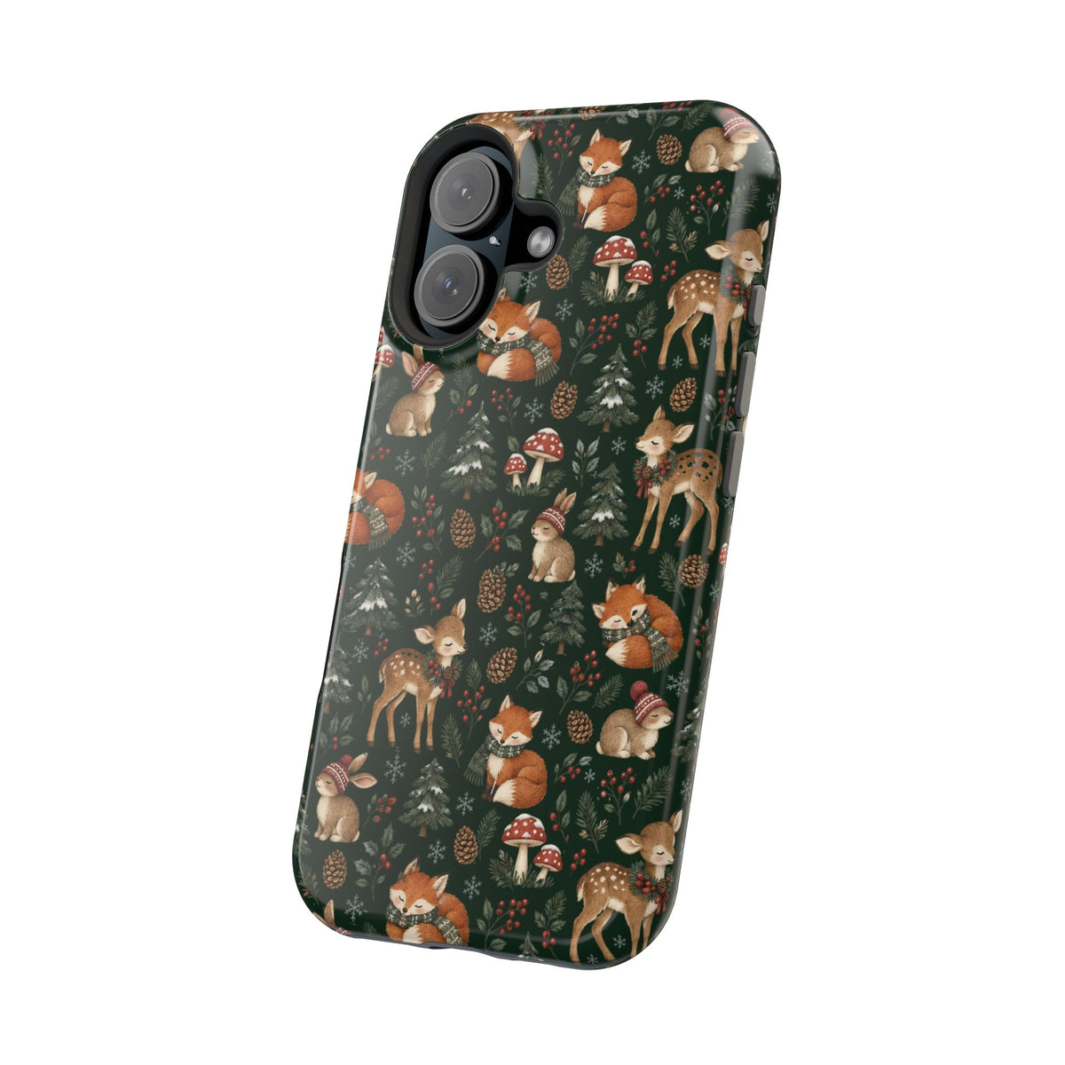 Woodland Fox & Deer MagSafe Phone Case, alternate view