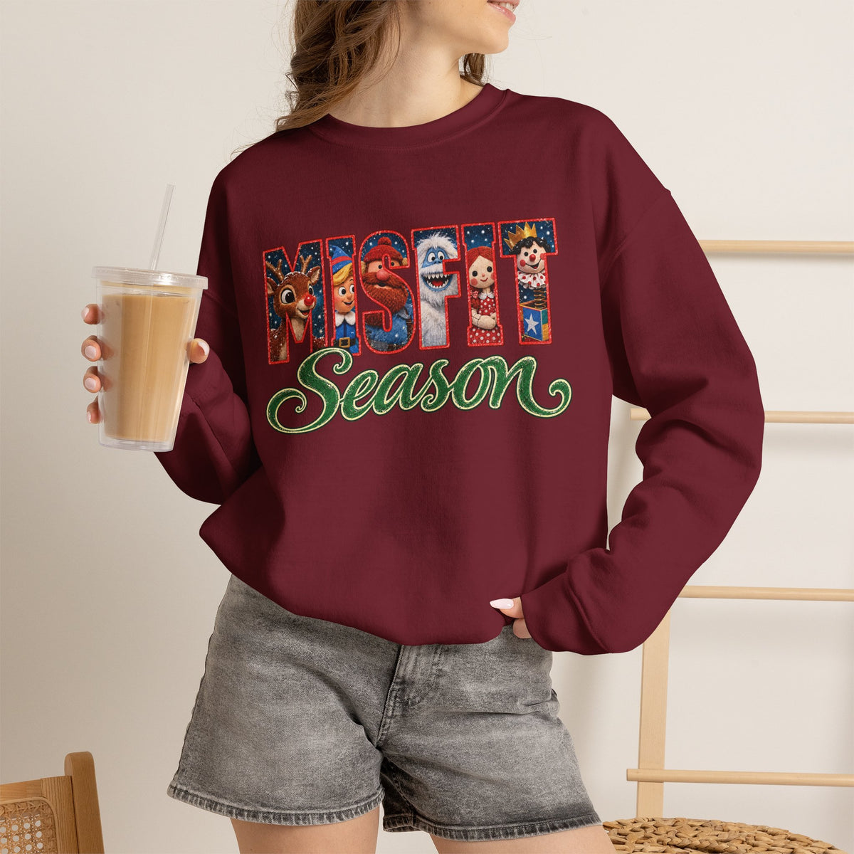 Rudolph "Misfit Season" Crewneck Sweatshirt