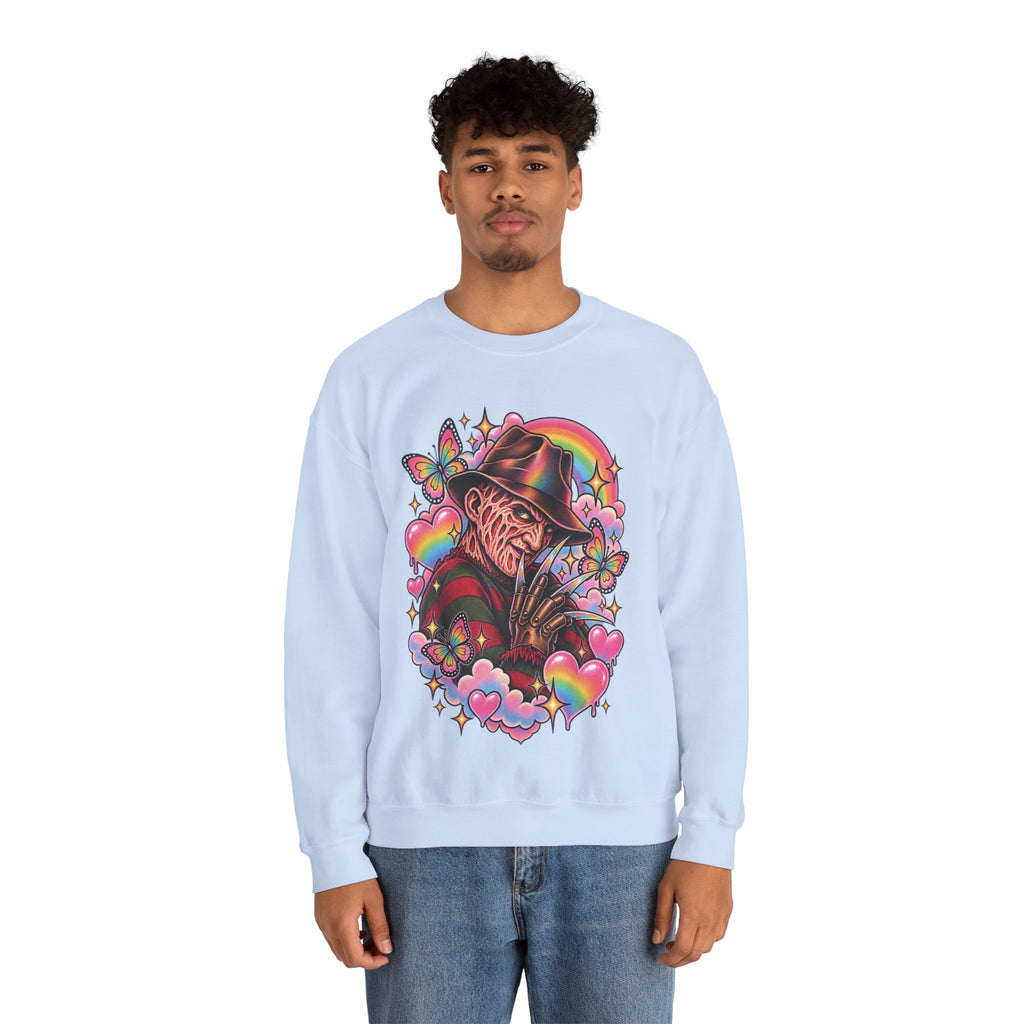 Freddy Krueger Rainbow Crewneck Sweatshirt