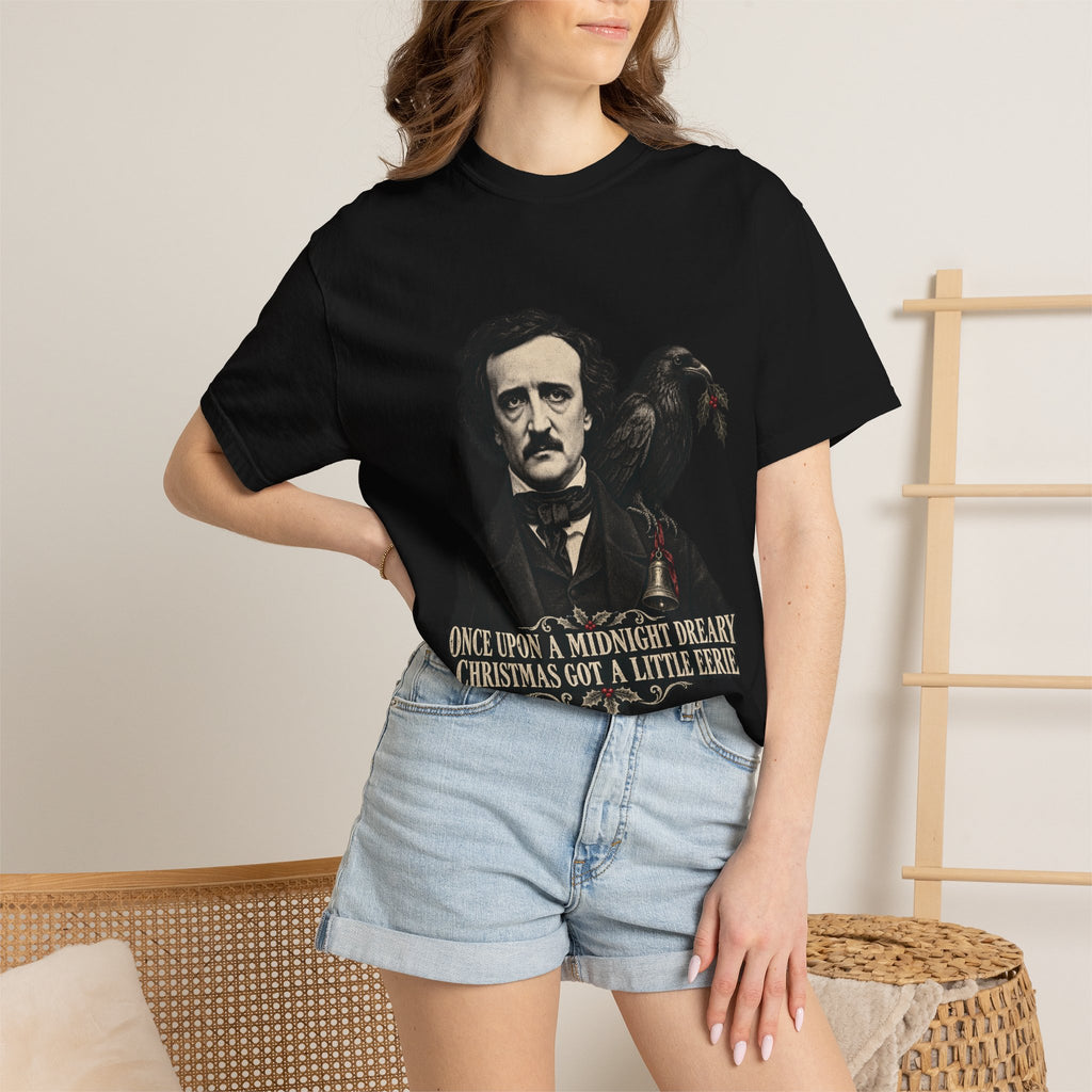 Edgar Allan Poe 'Once Upon a Midnight Dreary' Christmas Tee