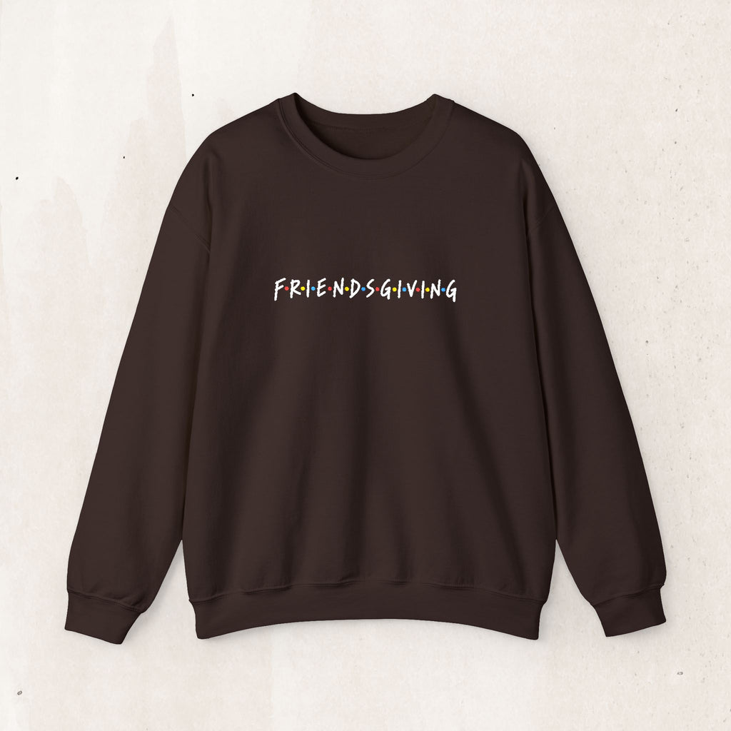 Embroidered 'Friendsgiving' FRIENDS Crewneck Sweatshirt Printify