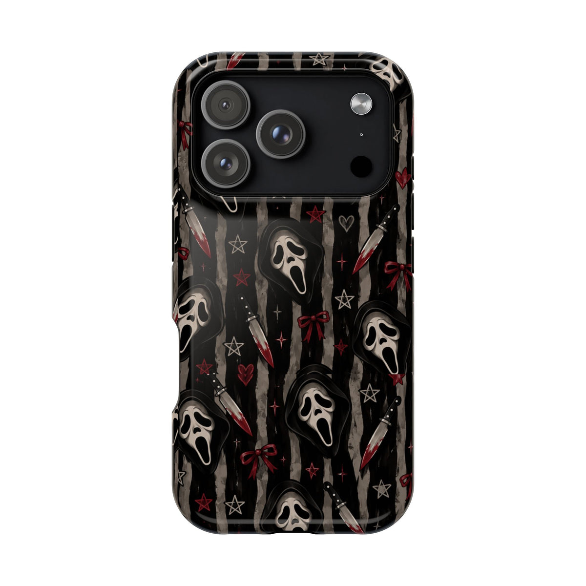 Ghostface Pattern iPhone Case, alternate view