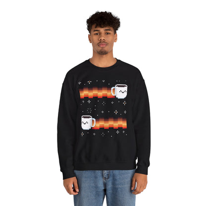 Pixel Coffee Meteor Crewneck Sweatshirt