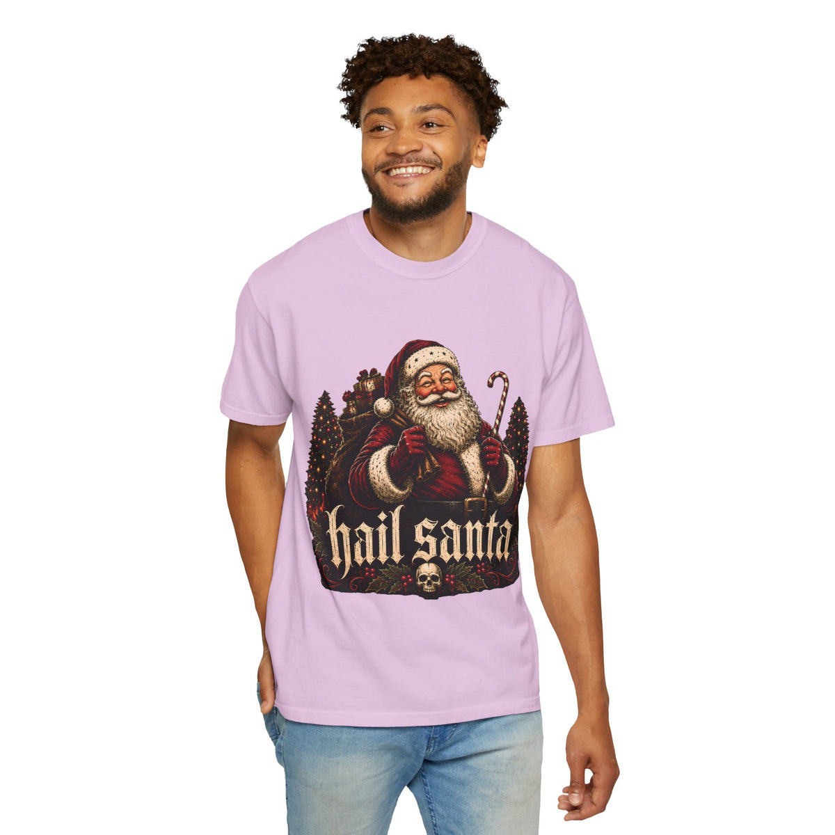 Hail Santa Vintage Graphic Tee