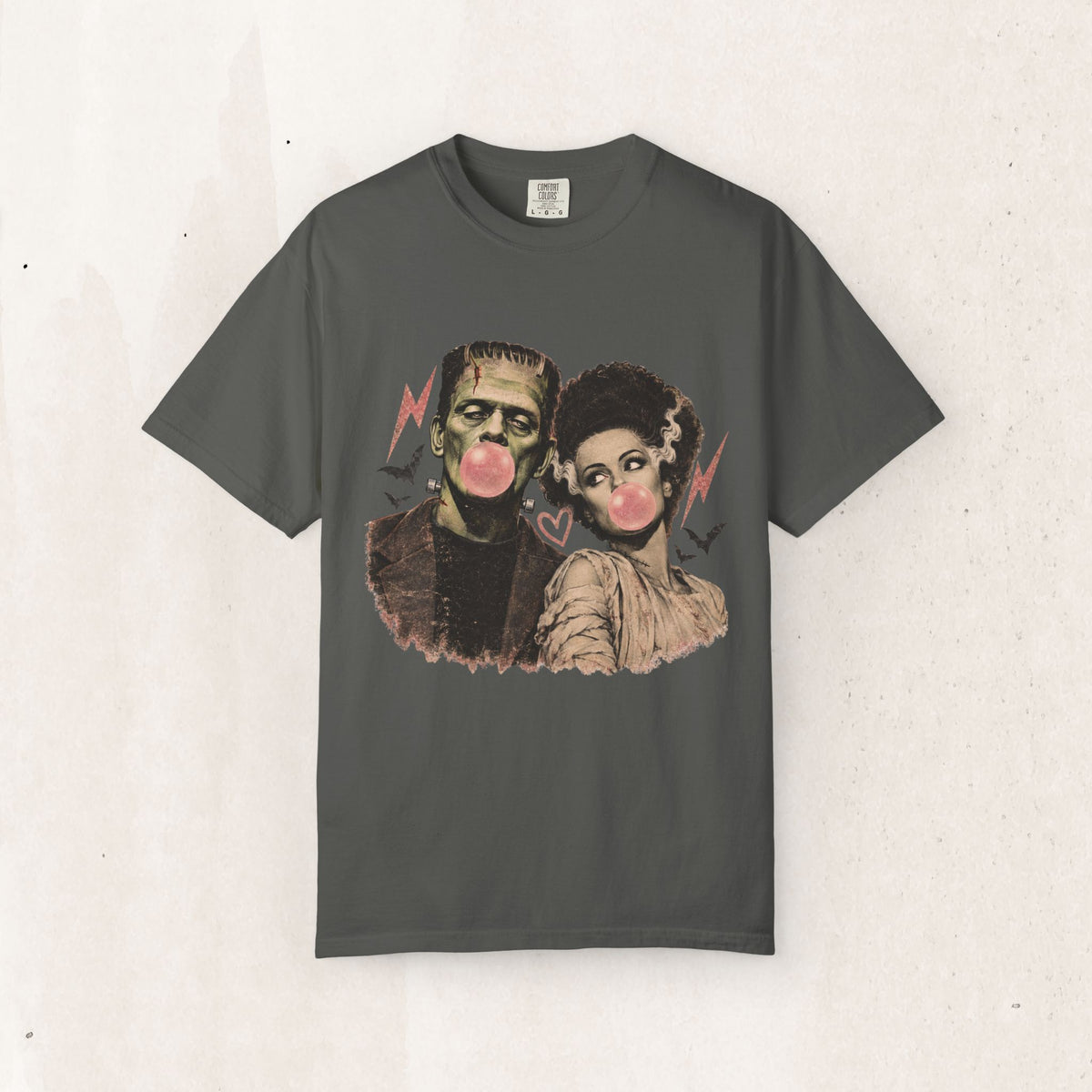 Frankenstein & Bride Bubblegum Vintage Tee – Pepper