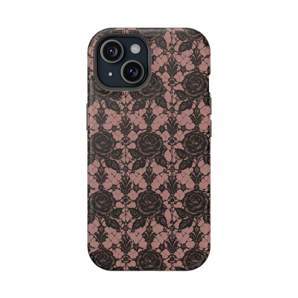 Vintage Black Rose Phone Case, alternate view