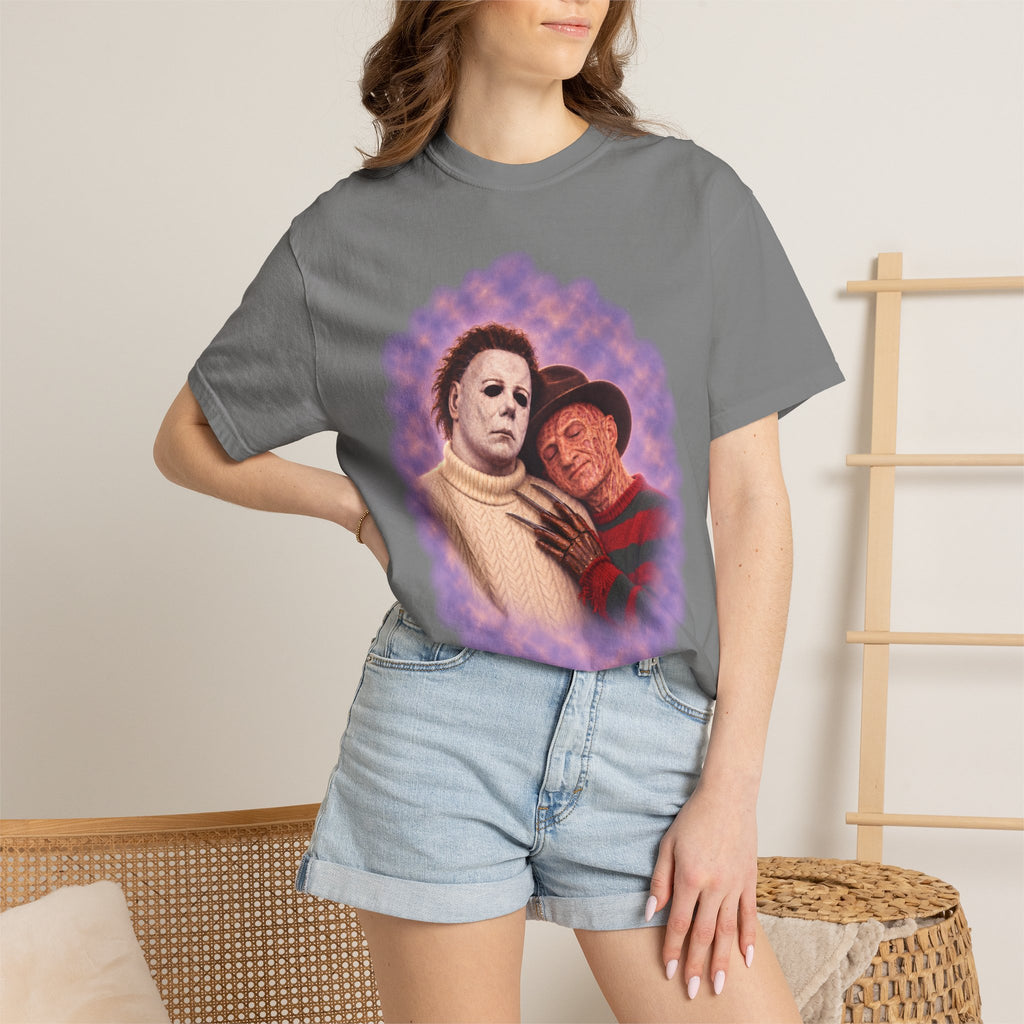 Michael Myers & Freddy Kreuger 80's Portrait Tee