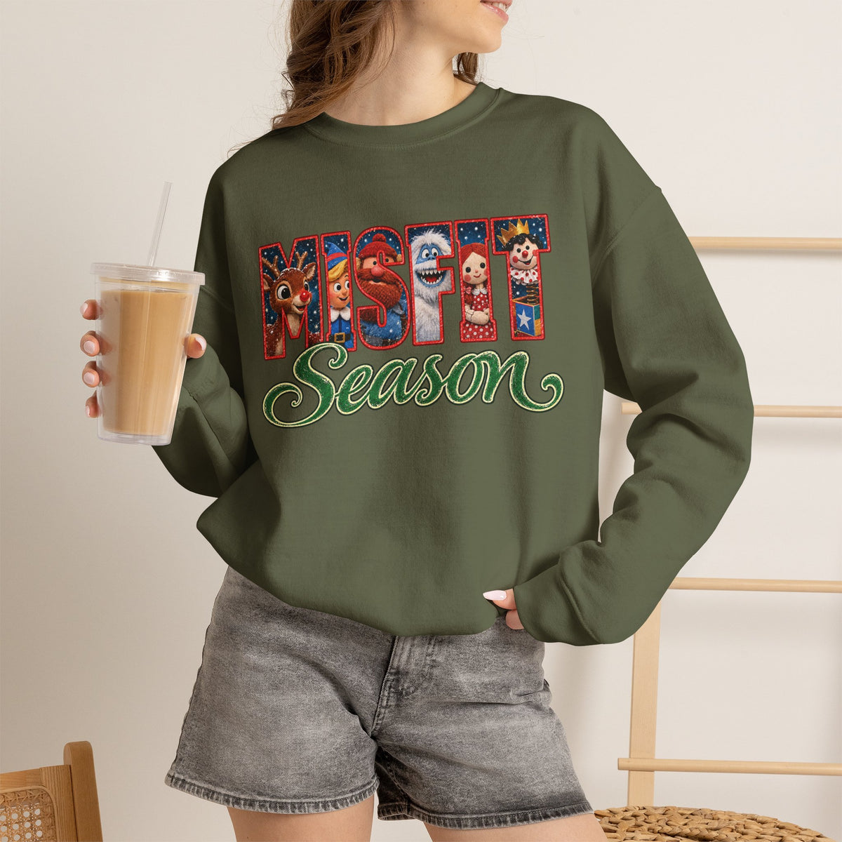 Rudolph "Misfit Season" Crewneck Sweatshirt