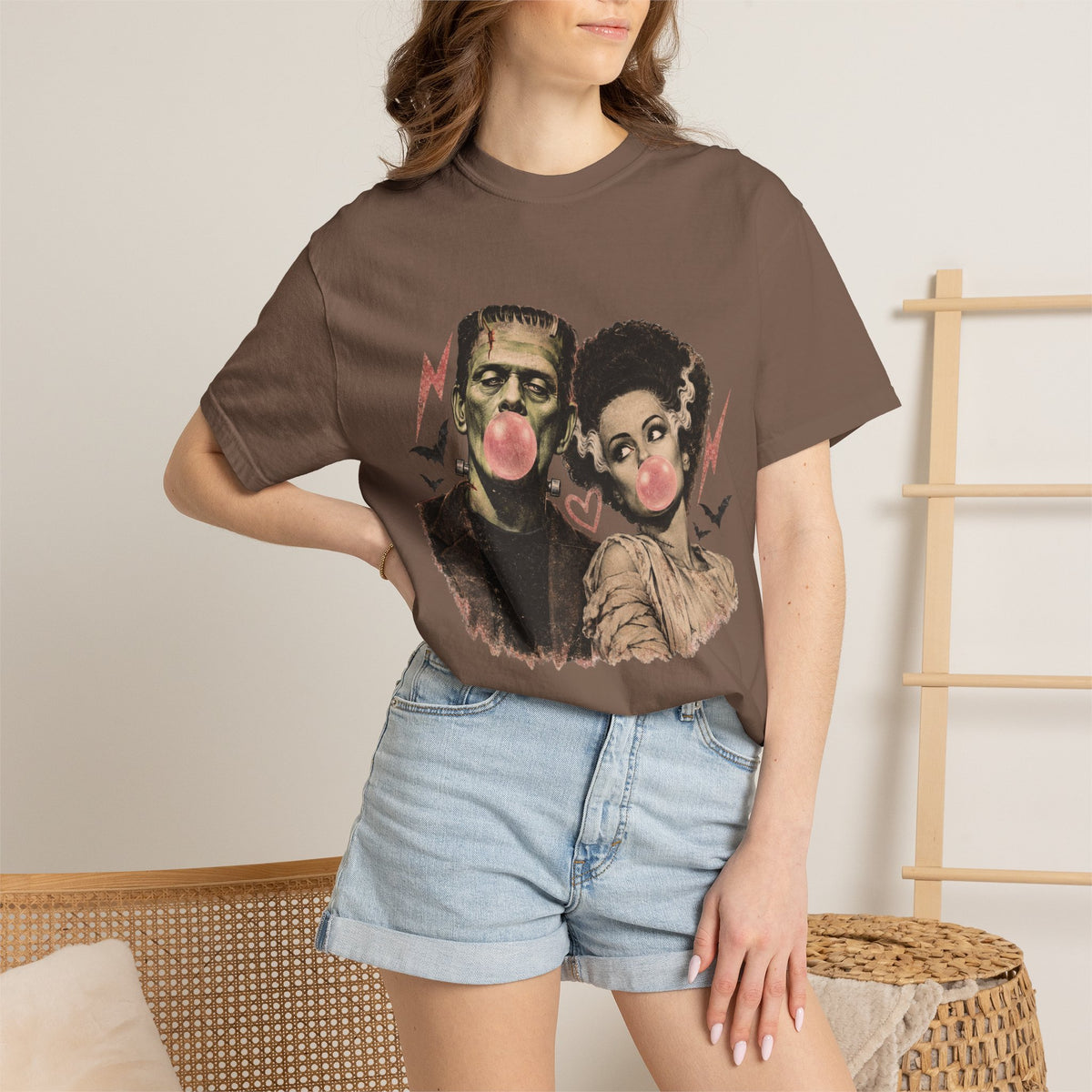 Frankenstein & Bride Bubblegum Vintage Tee