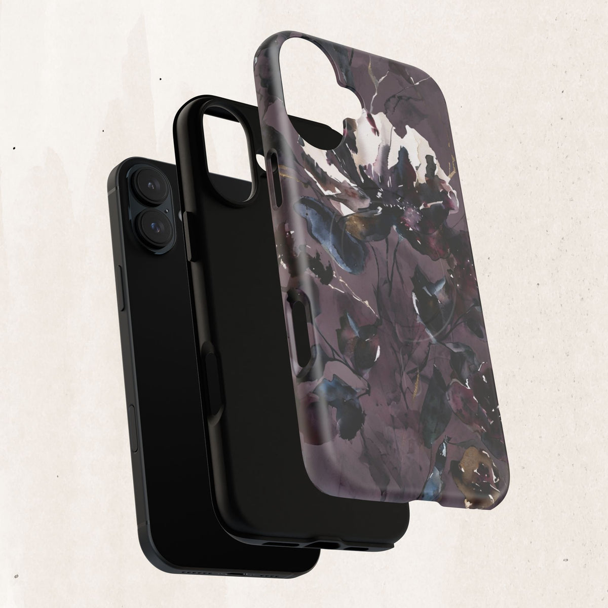 Floral Noir Magnetic Phone Case