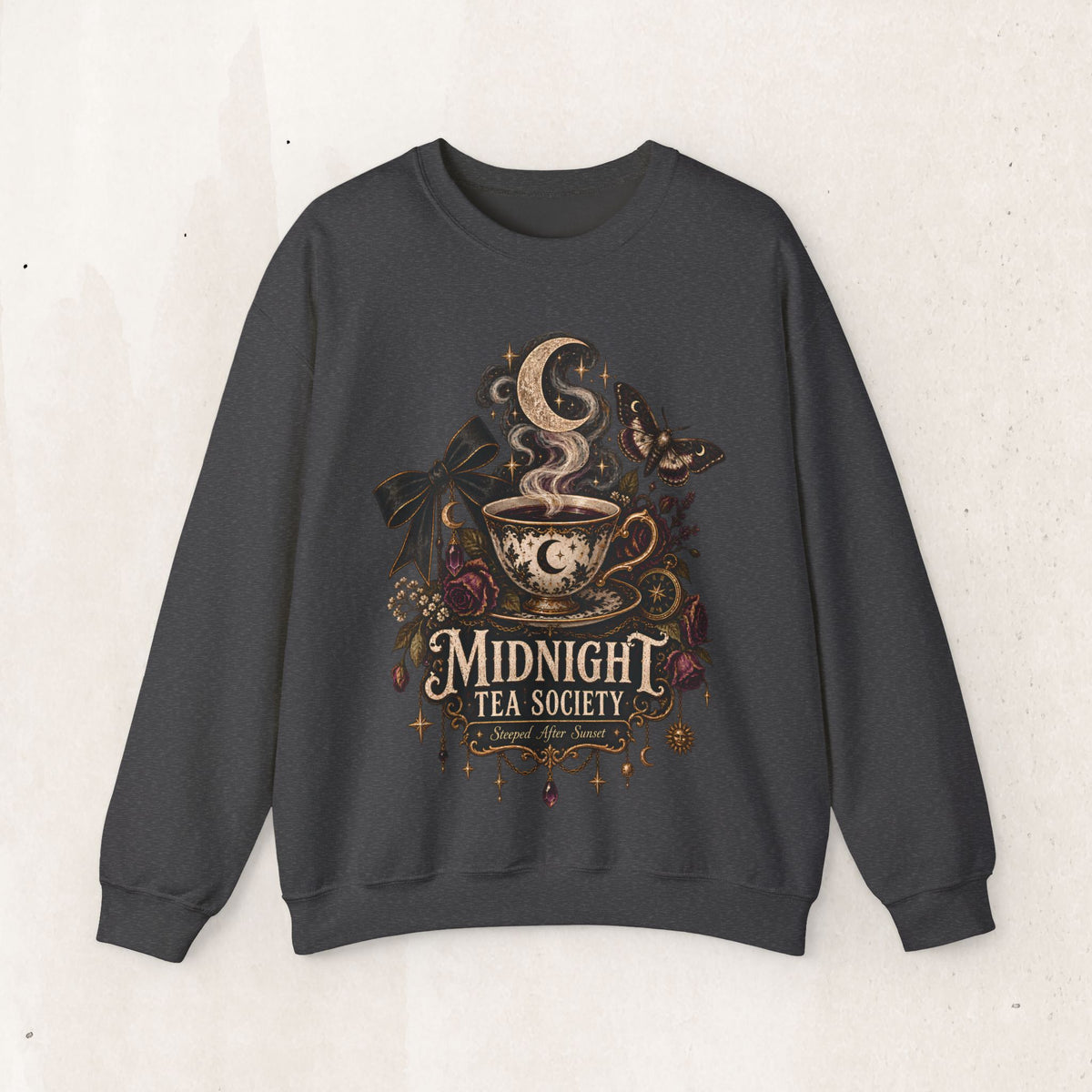 Midnight Tea Society Crewneck Sweatshirt