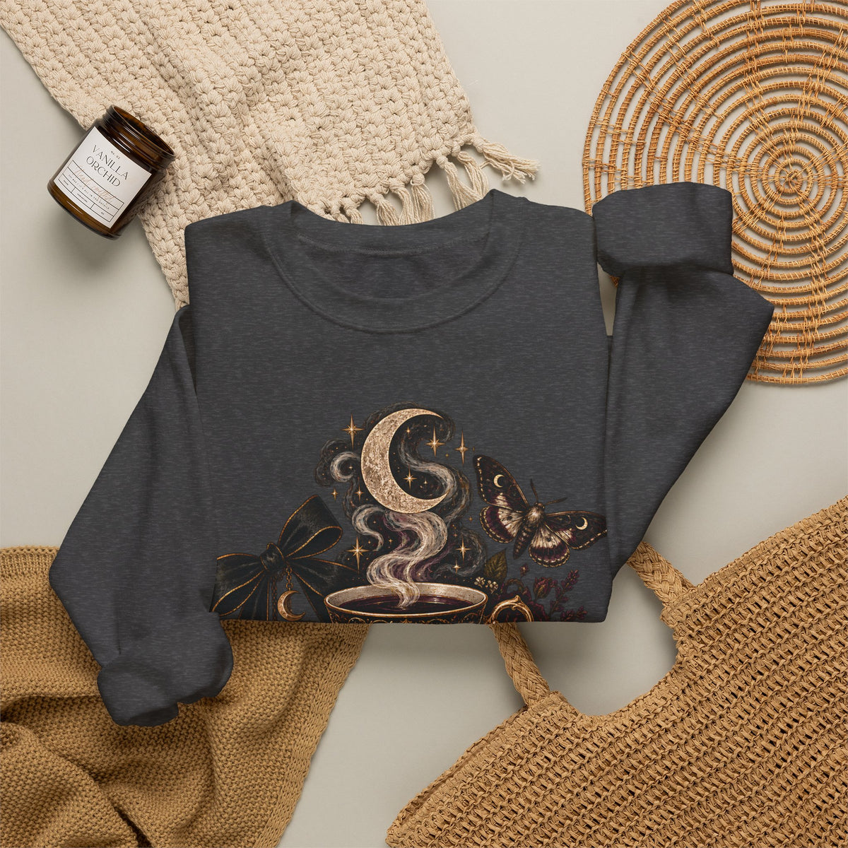 Midnight Tea Society Crewneck Sweatshirt
