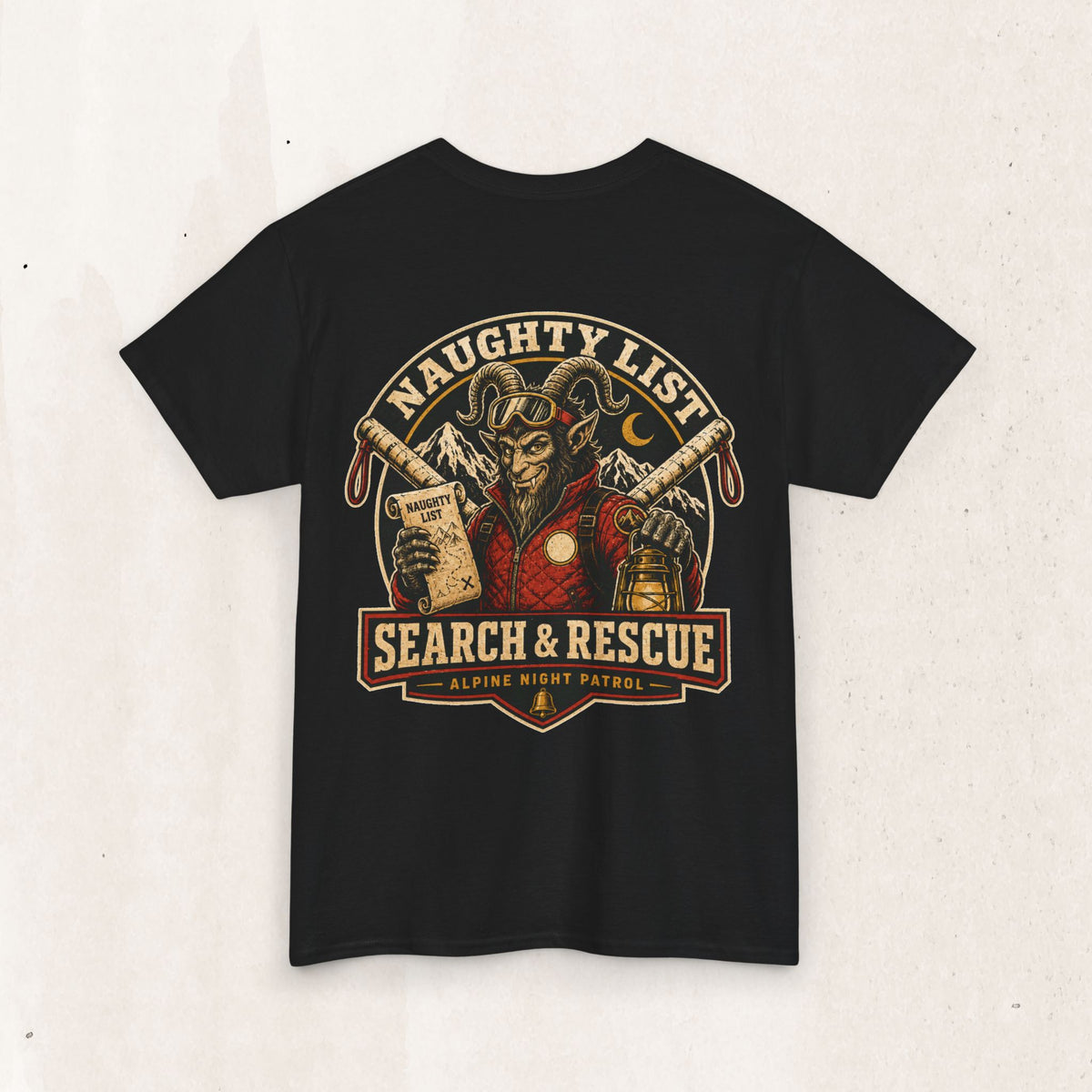 Naughty List Search & Rescue Graphic Tee