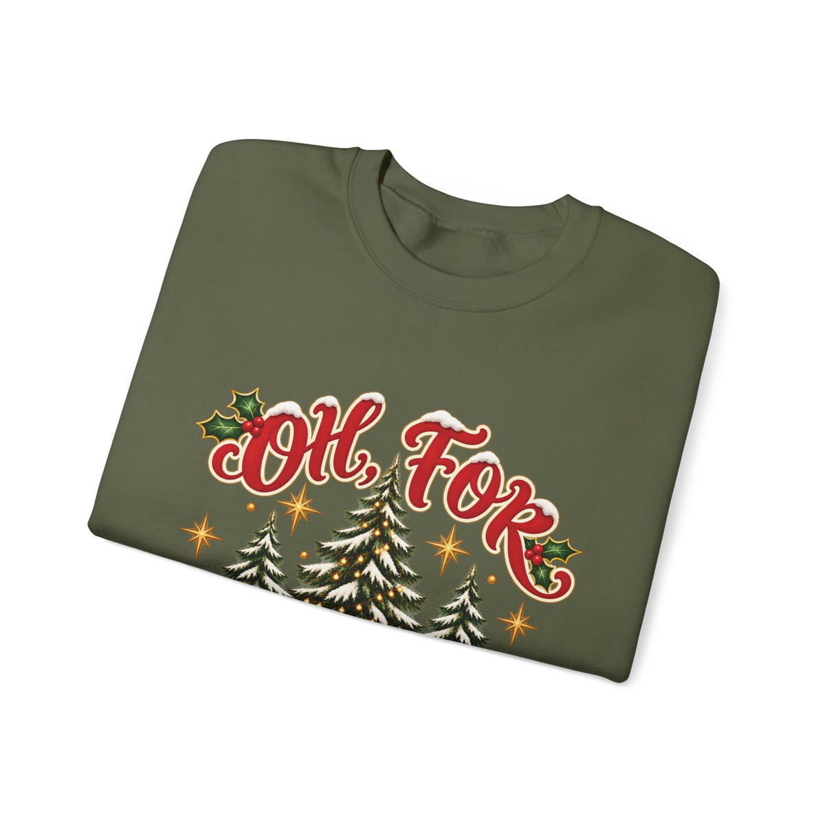 Oh For Flock’s SakeChristmas Tree Sweatshirt