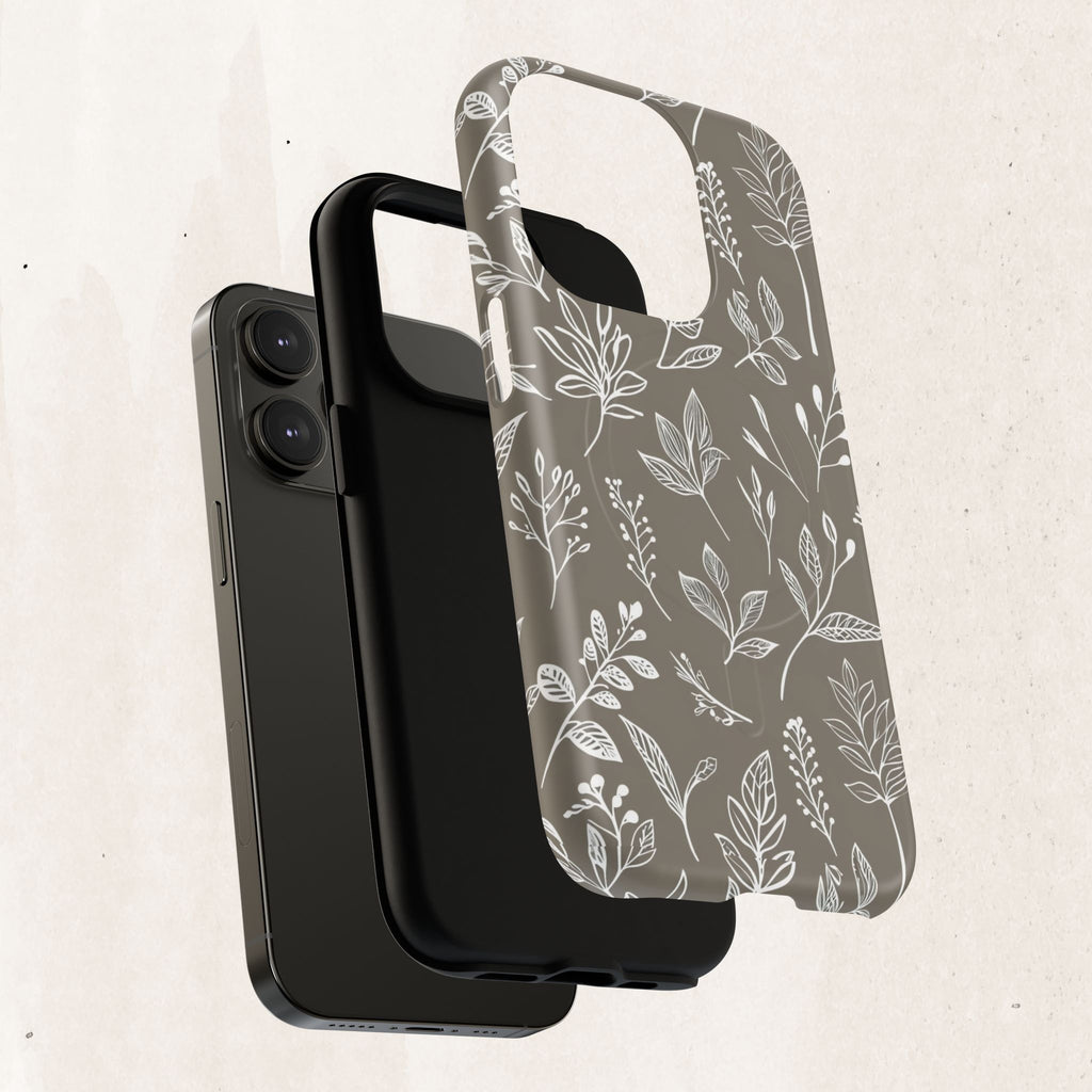 Botanical Leaf Tough Magnetic Phone Case