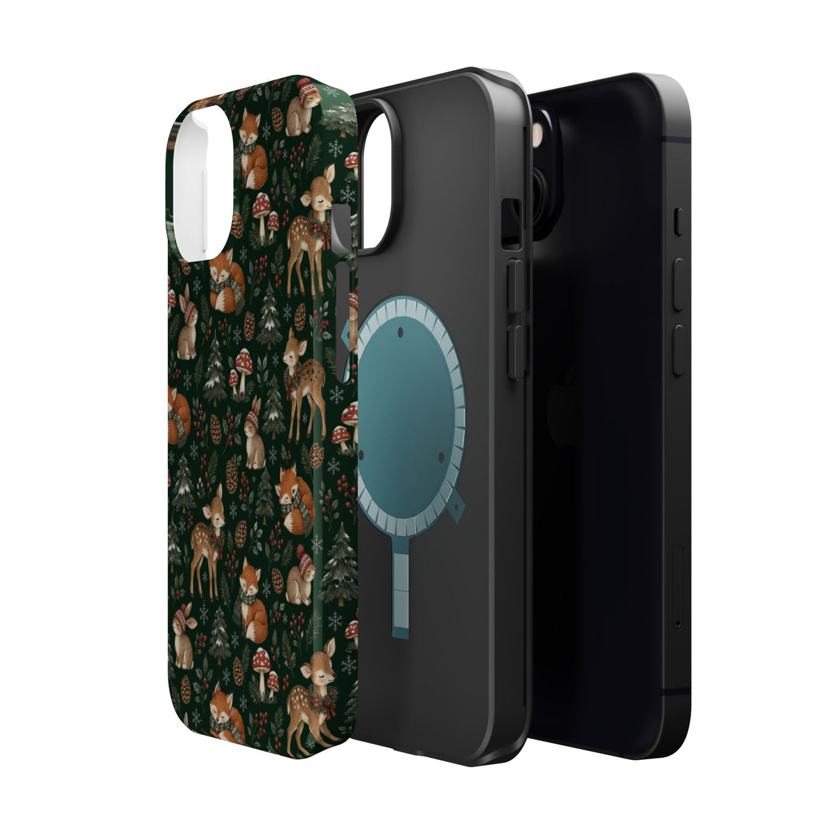 Woodland Fox & Deer MagSafe Phone Case, alternate view