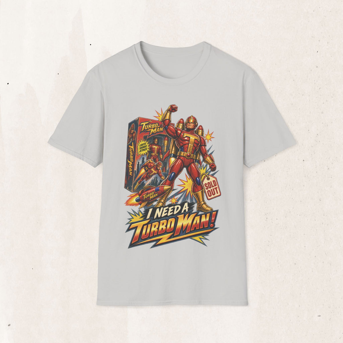 Turbo Man Graphic Tee - Jingle All The Way
