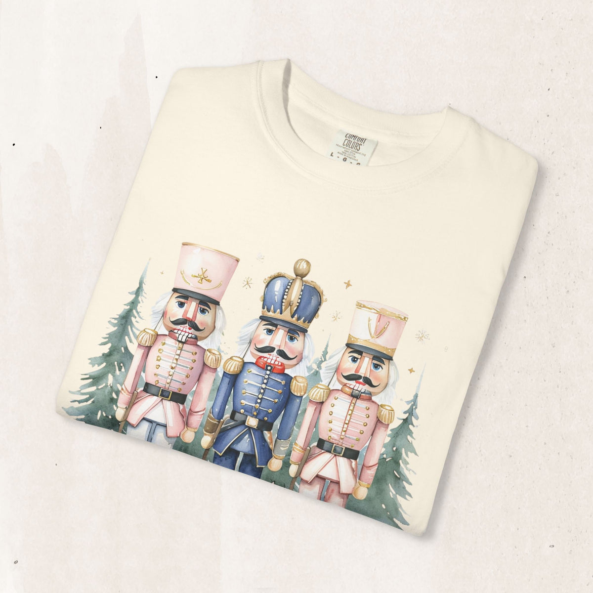 Christmas Nutcracker T-Shirt, Relaxed Unisex Holiday Tee Gift Tee