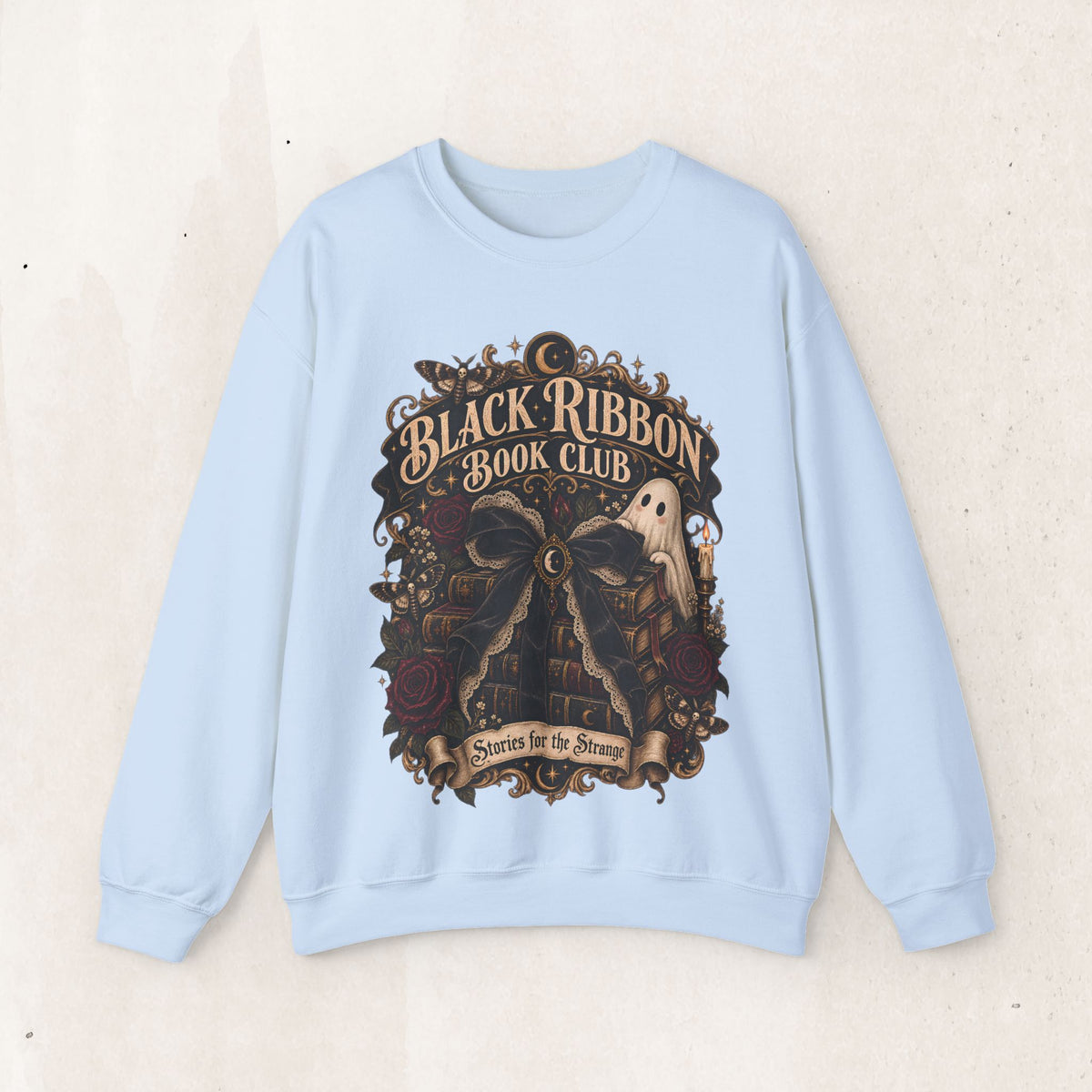 Black Ribbon Book Club Crewneck Sweatshirt